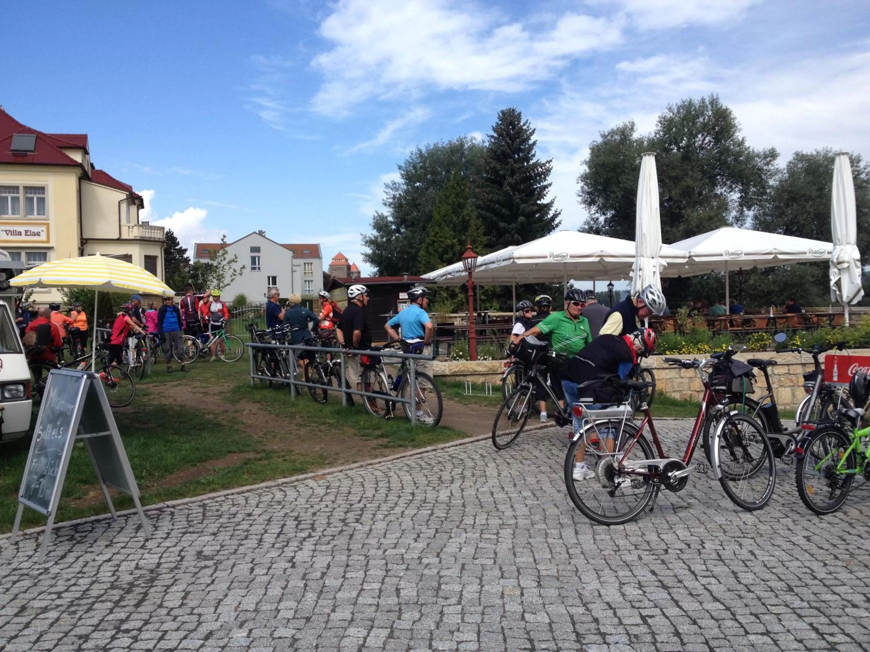 Biking in Pension Villa Else