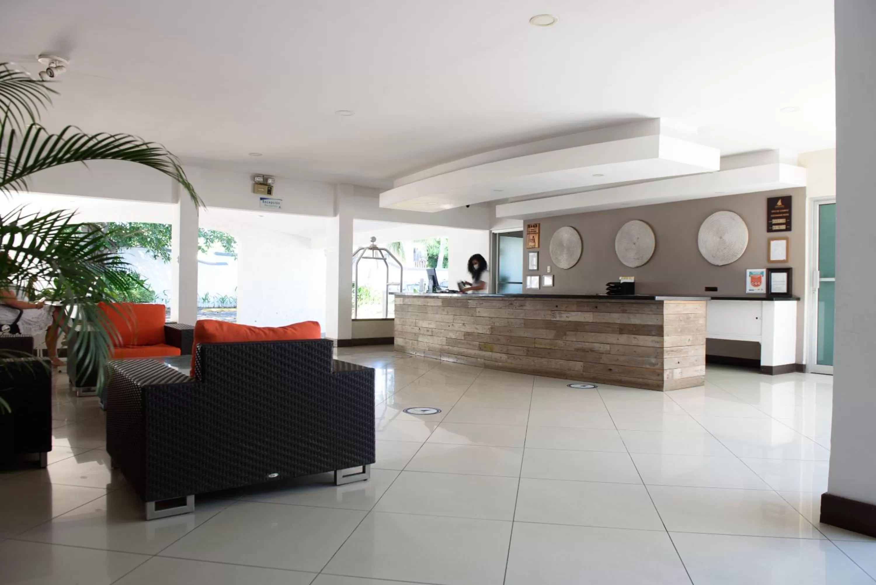 Lobby or reception in Puerto Azul Hotel