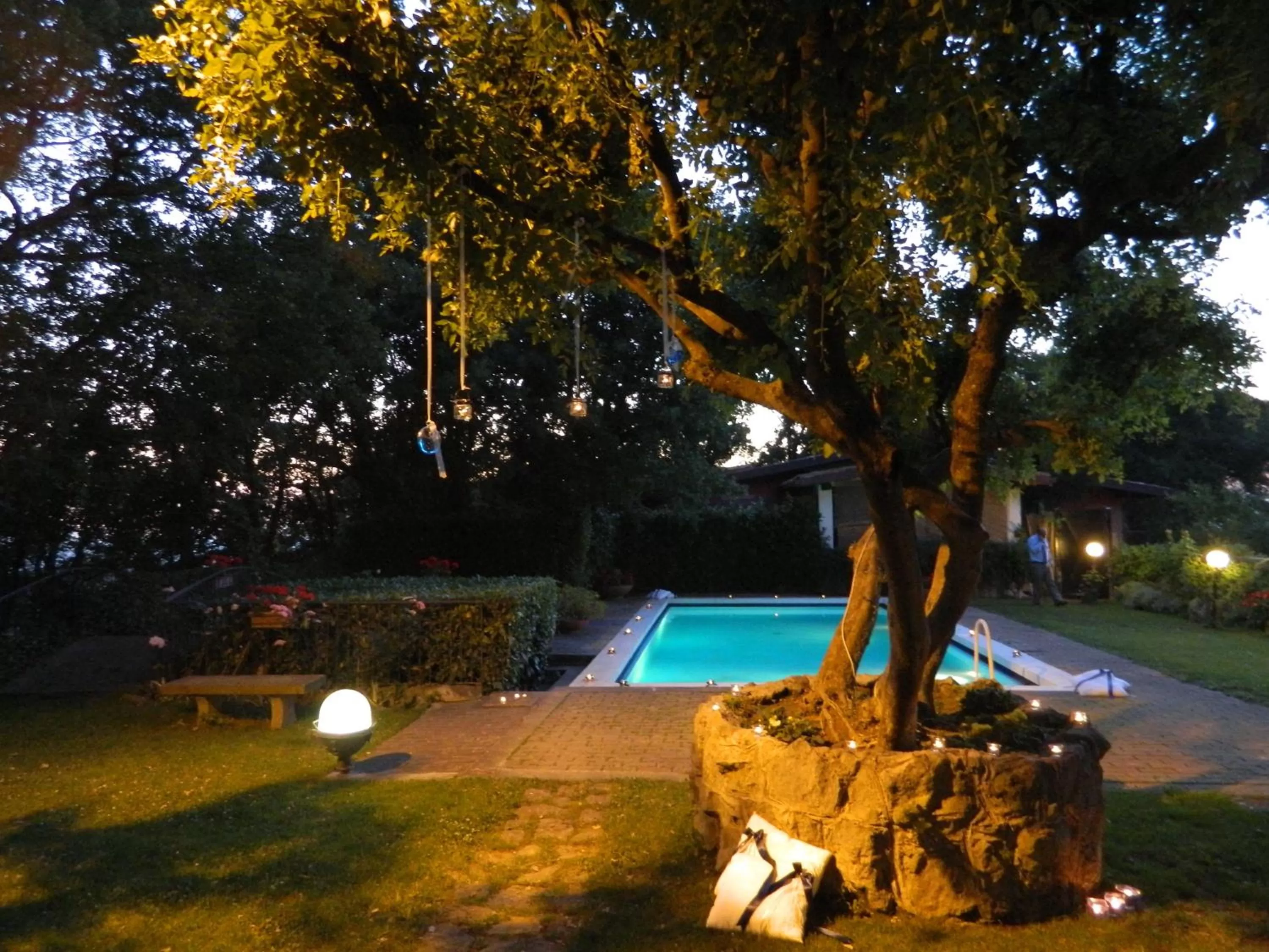 Swimming pool in Villa Pocci