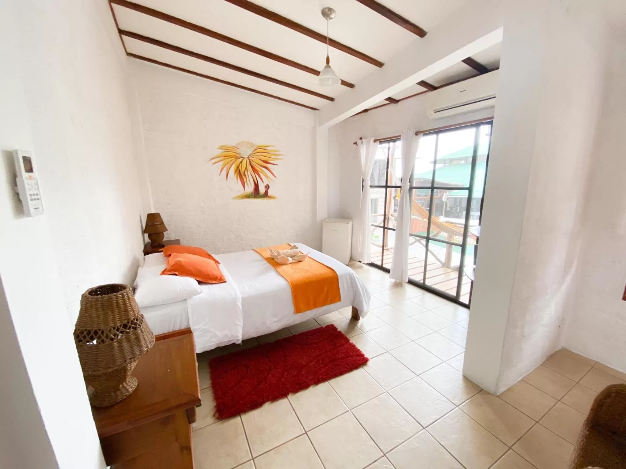 Bed in Hotel Miconia