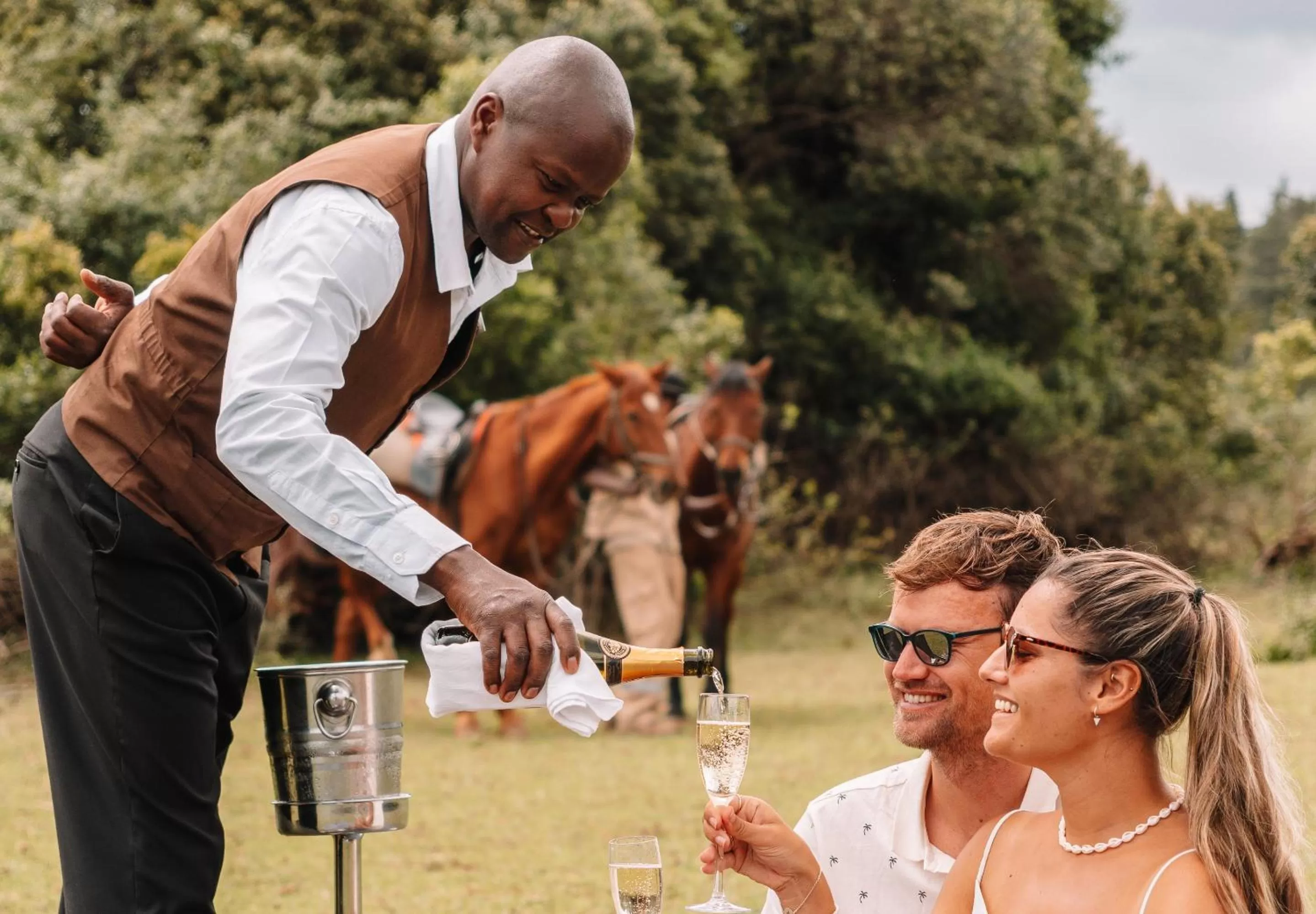 Horse-riding in Fairmont Mount Kenya Safari Club
