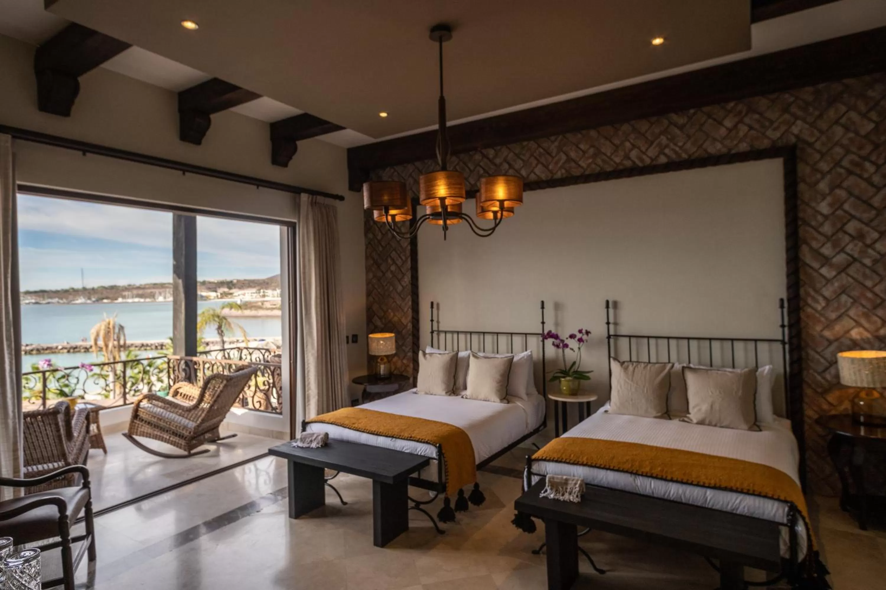 View (from property/room), Bed in Orchid House Baja