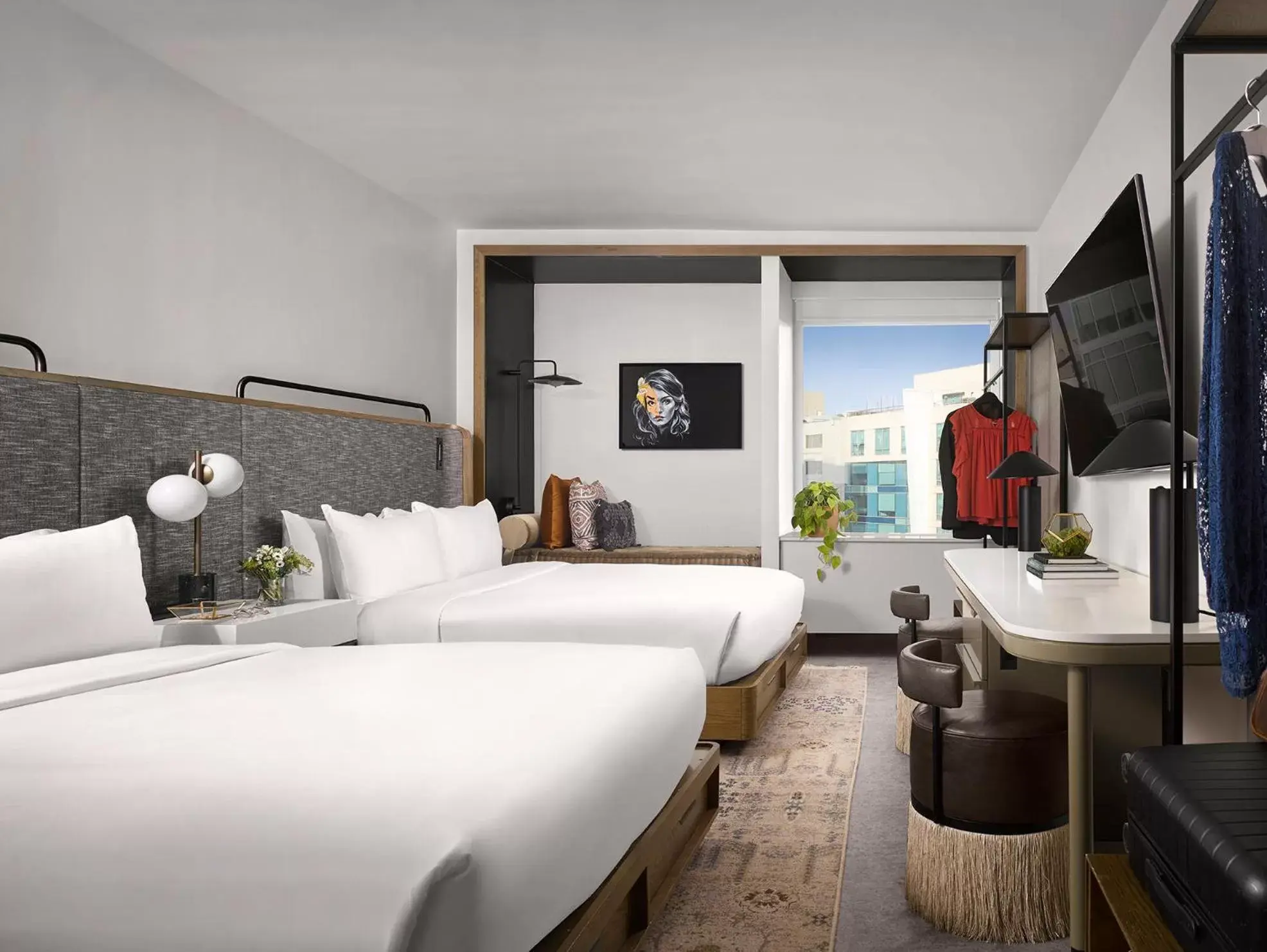 Standard Queen Room with City View in Vignette Collection Yours Truly DC, an IHG Hotel Standard Queen Room with City View in Vignette Collection Yours Truly DC, an IHG Hotel