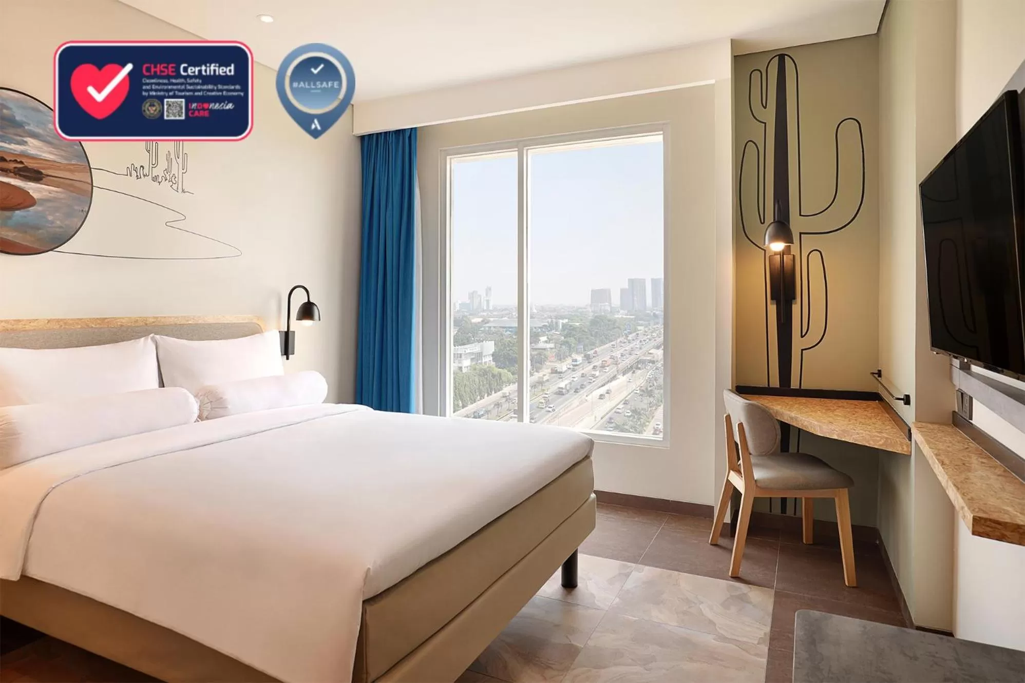 Bed in ibis Styles Jakarta Simatupang