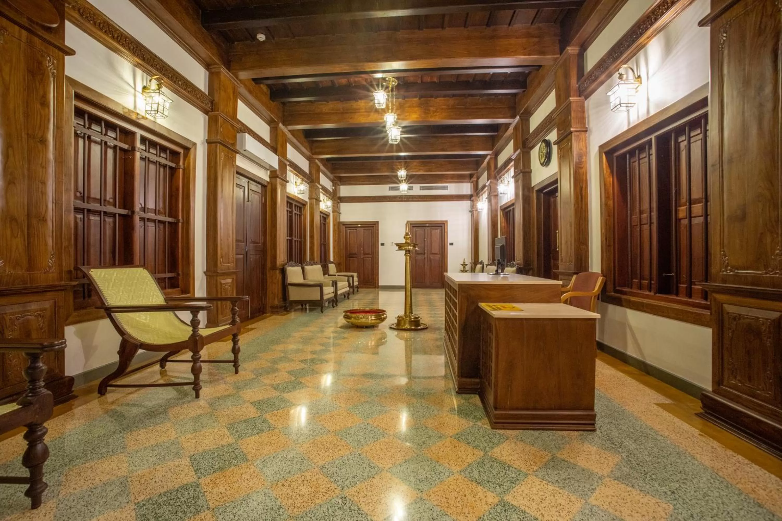 Lobby or reception in Surya Heritage Hotels