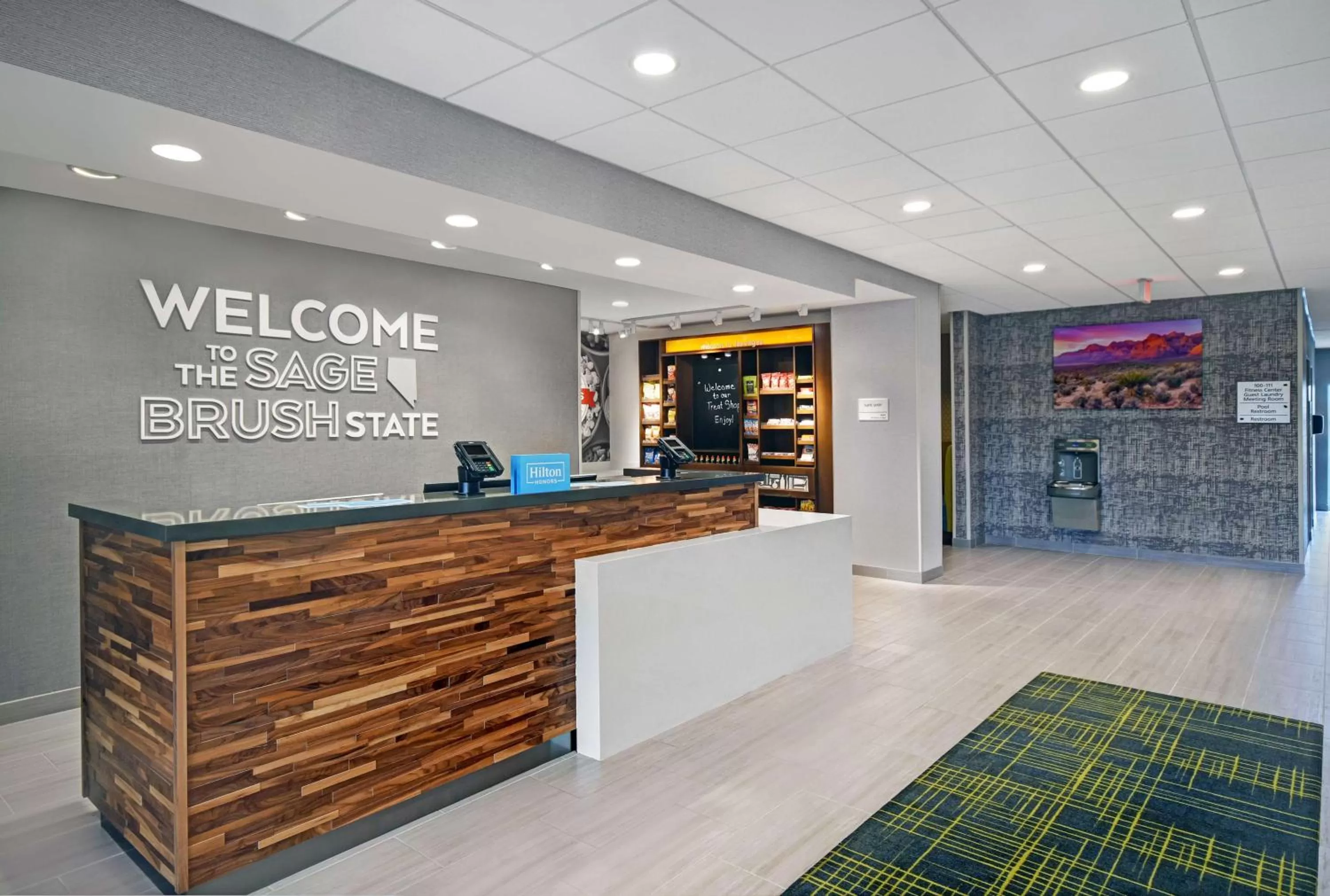 Lobby or reception in Hampton Inn Las Vegas Strip South, NV 89123