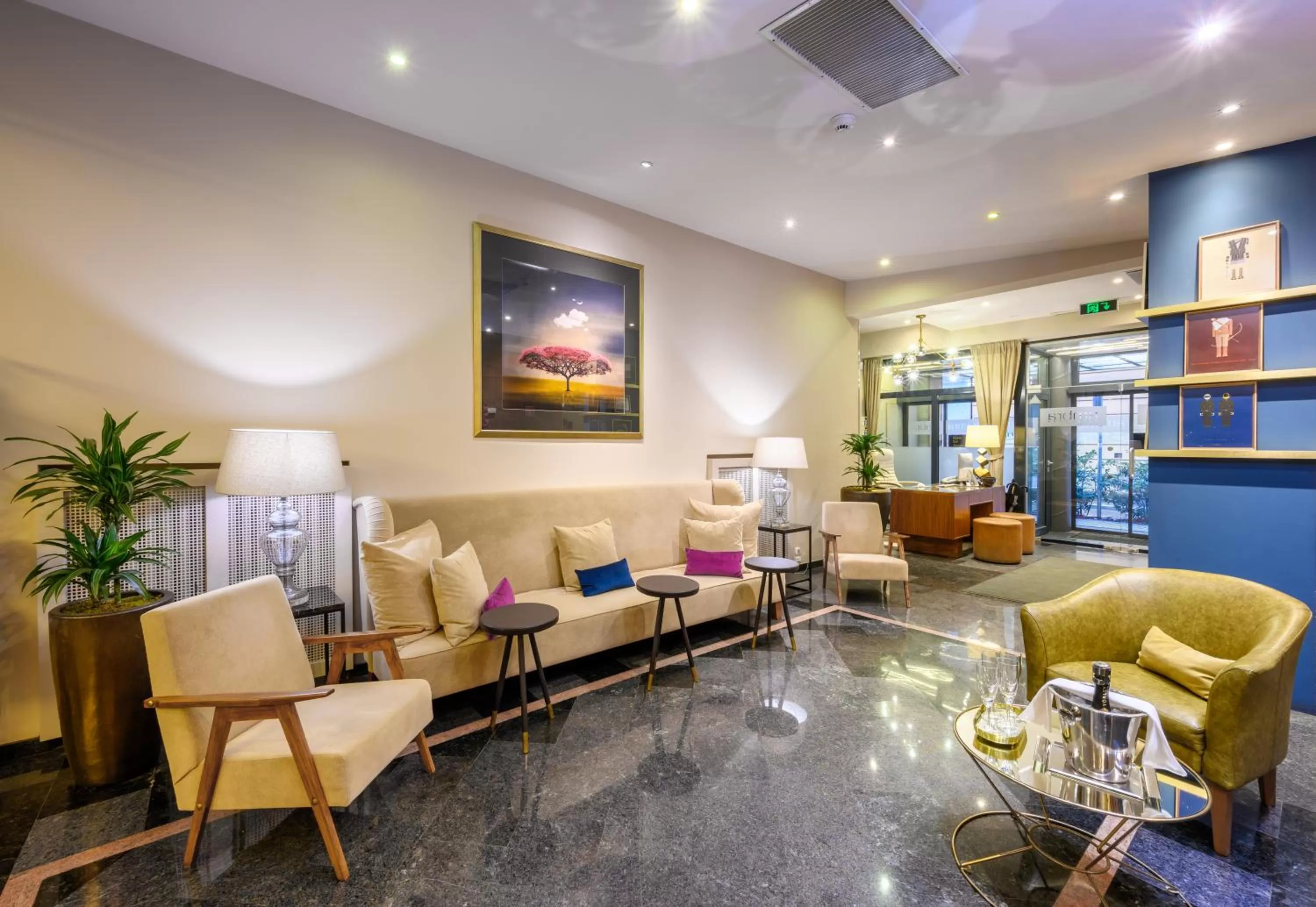 Lobby or reception in Ambra Hotel