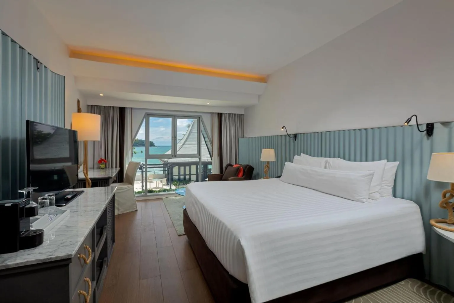 Bed in The Boathouse Phuket-SHA Plus