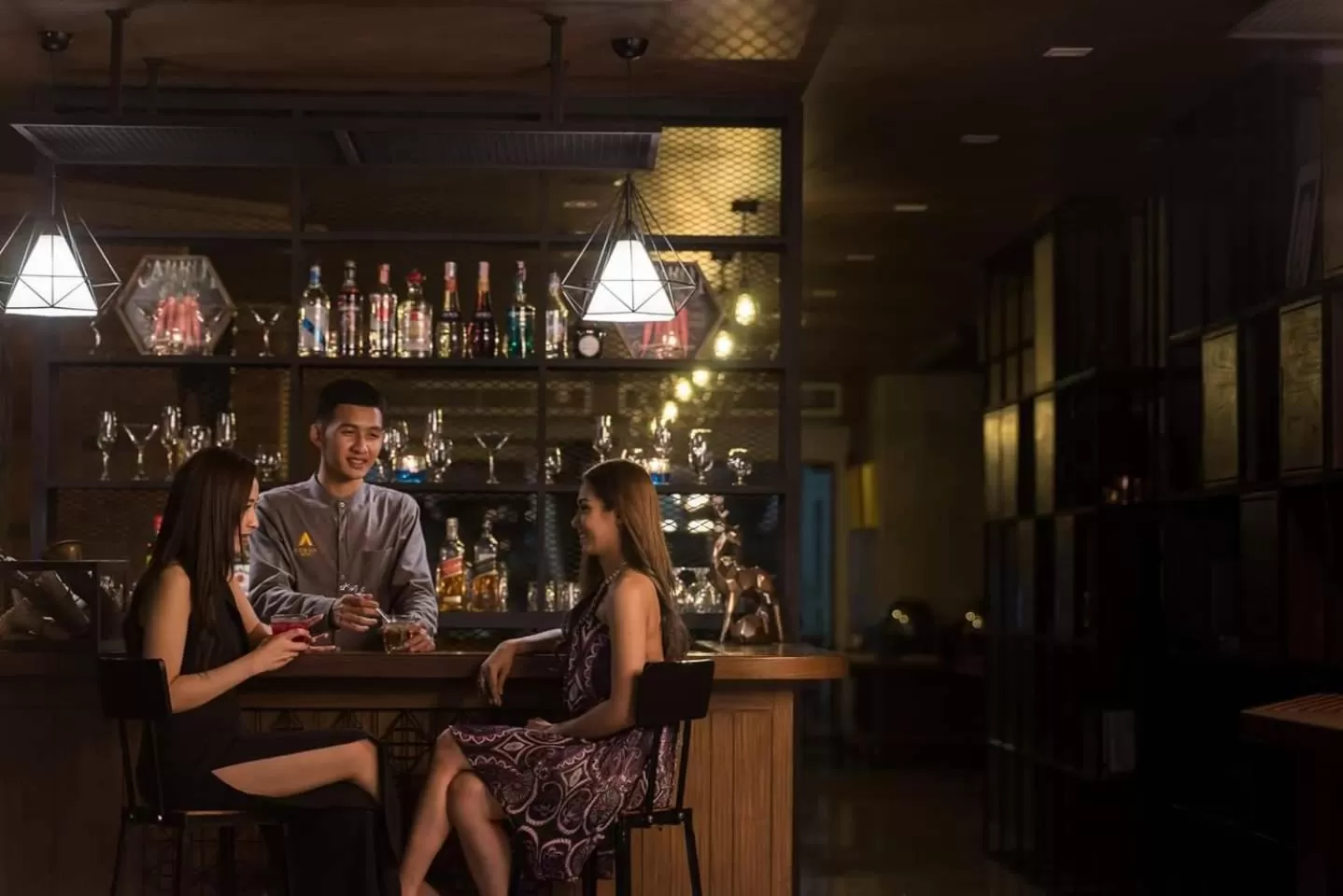 Lounge or bar in Acqua Hotel