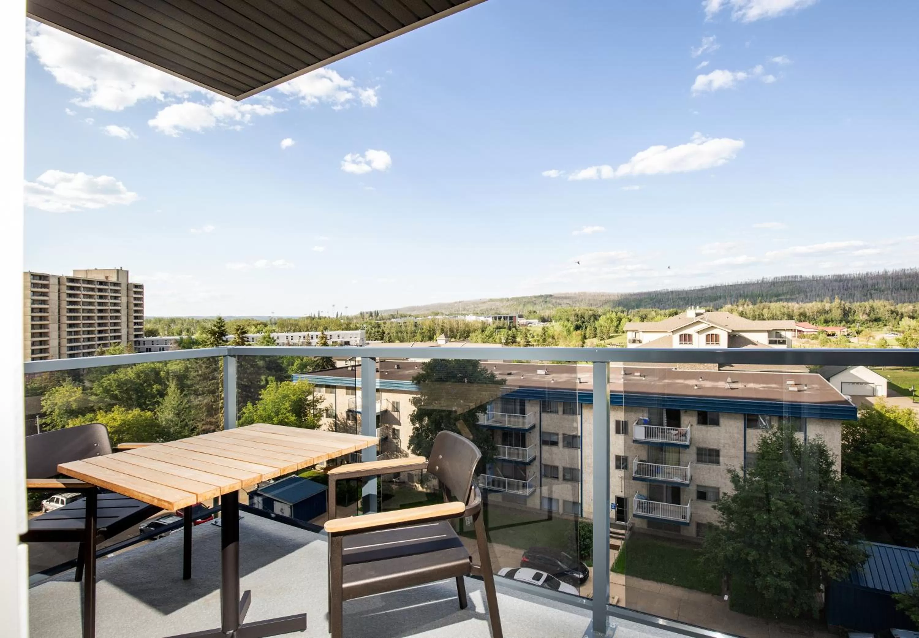 Patio in Pomeroy Hotel Fort McMurray