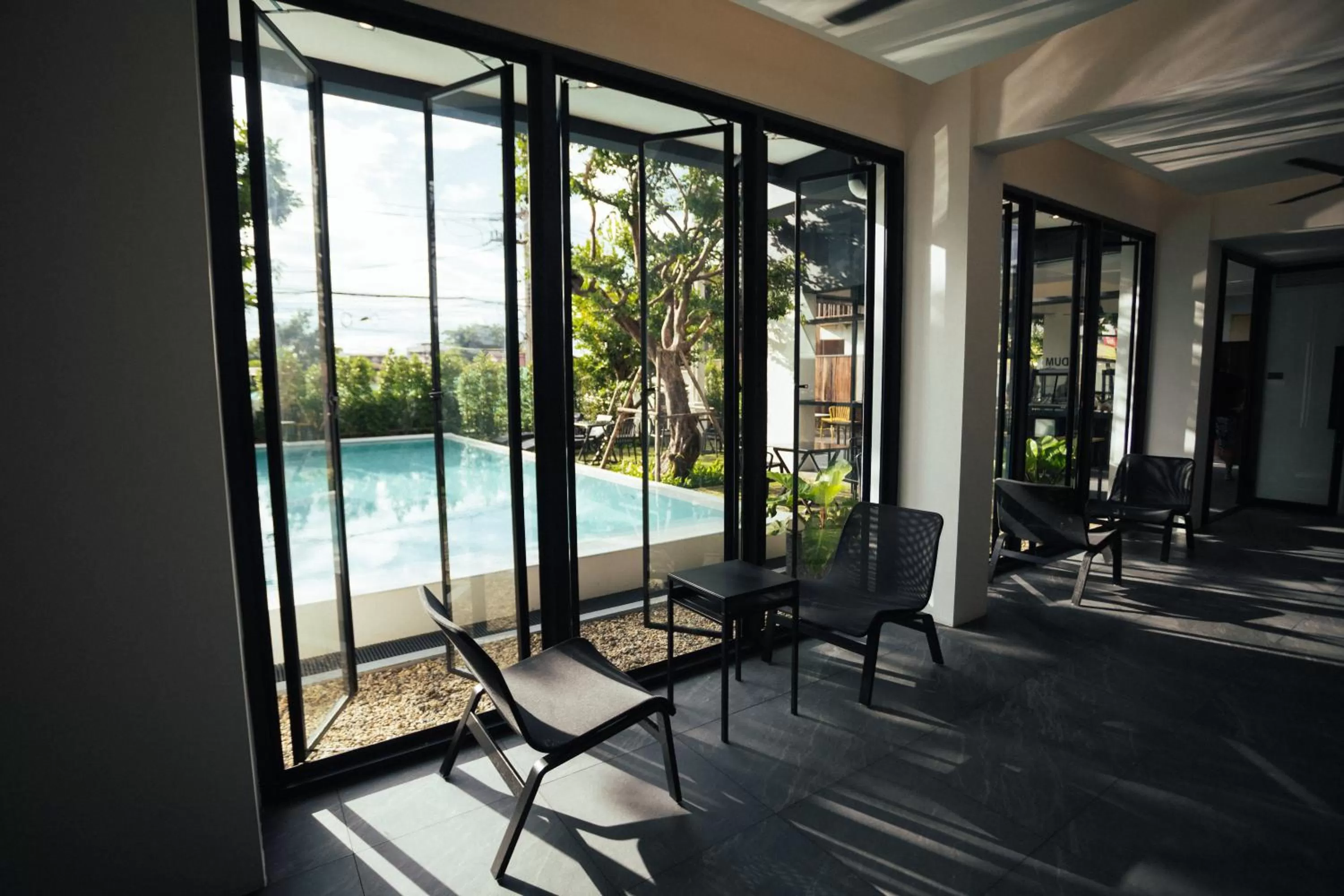 Lobby or reception in DUM Hotel - Si Phum