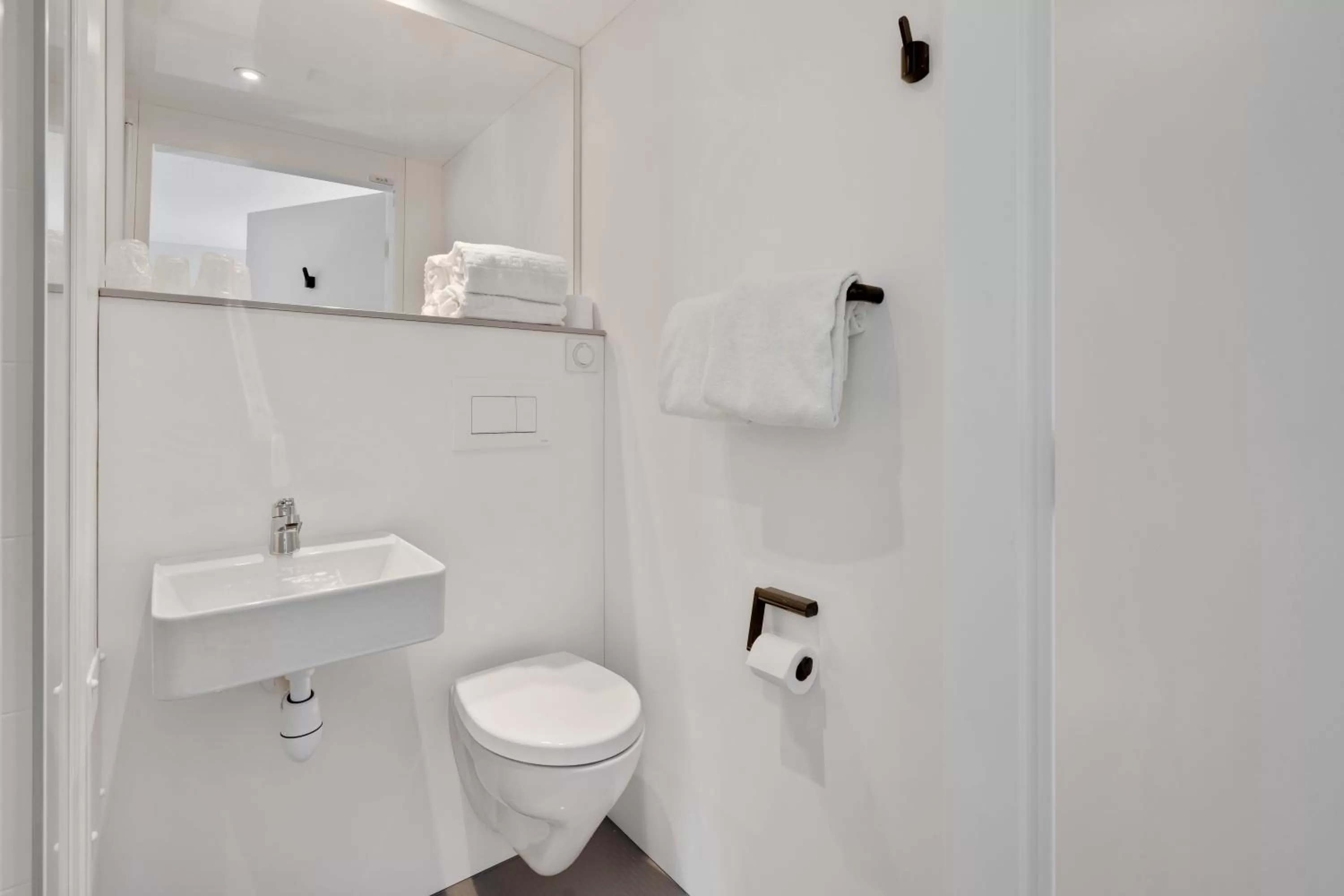 Bathroom in initial by balladins Blois