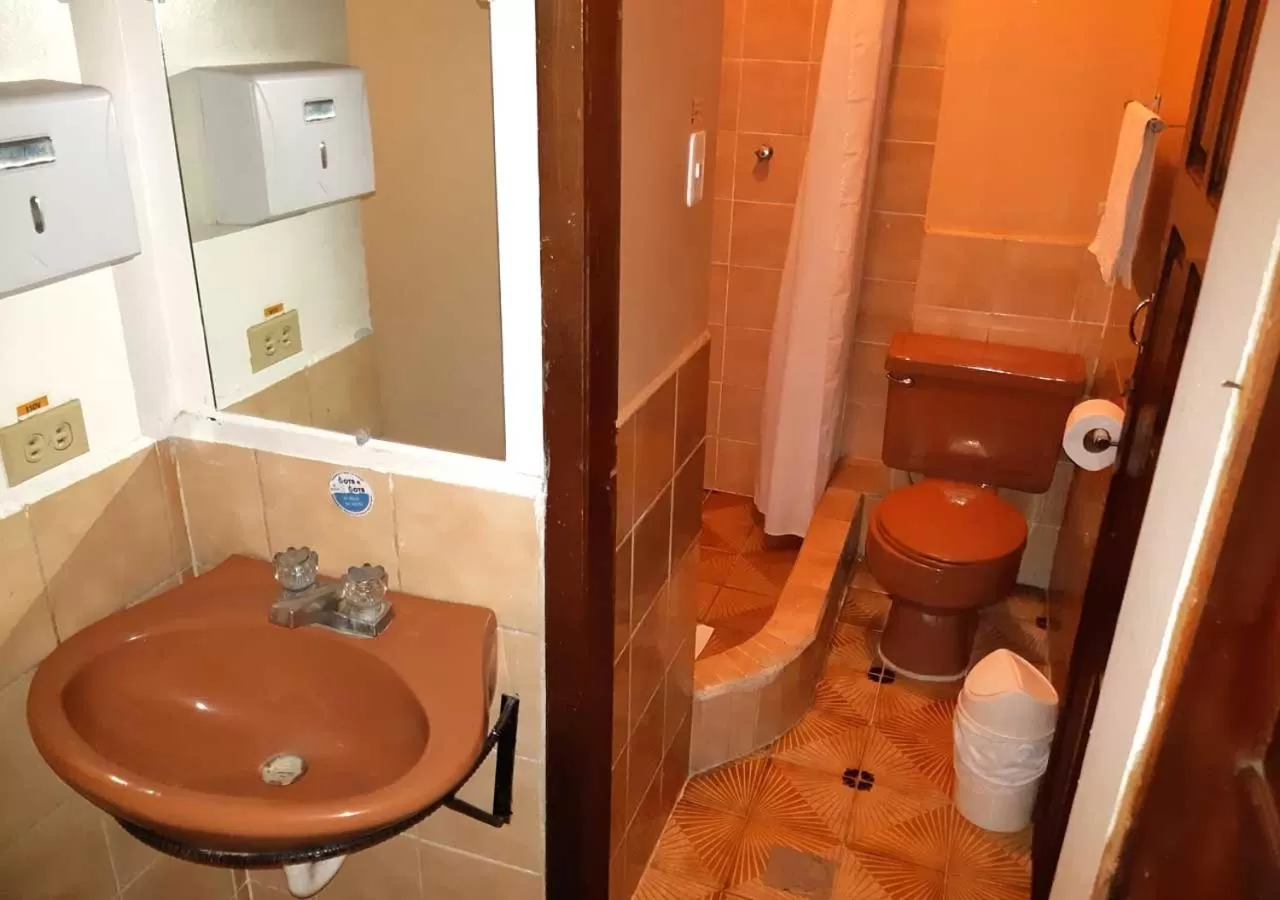 Photo of the whole room, Bathroom in La Merced Plaza Hostal