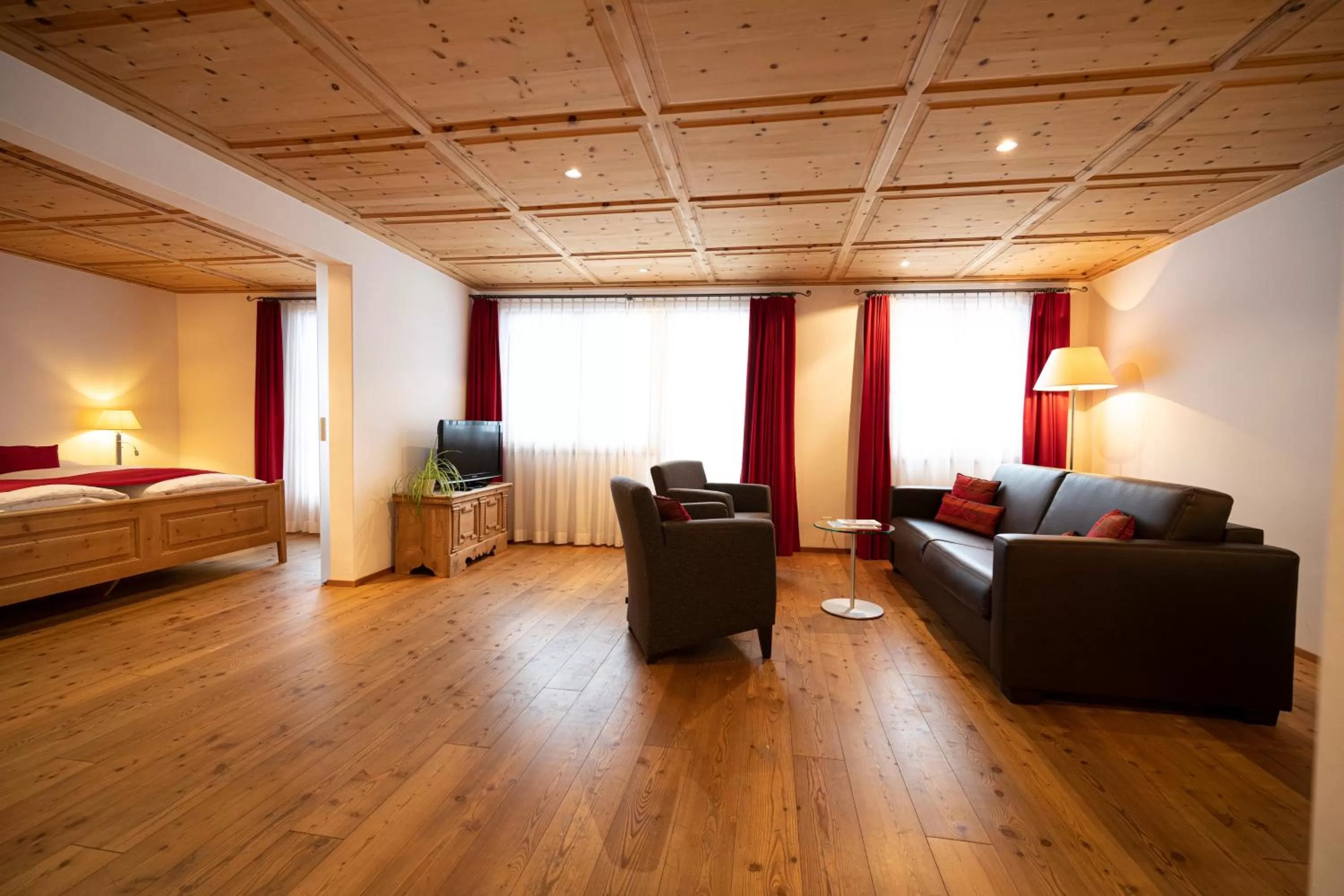 Living room, Seating Area in Hotel Engiadina