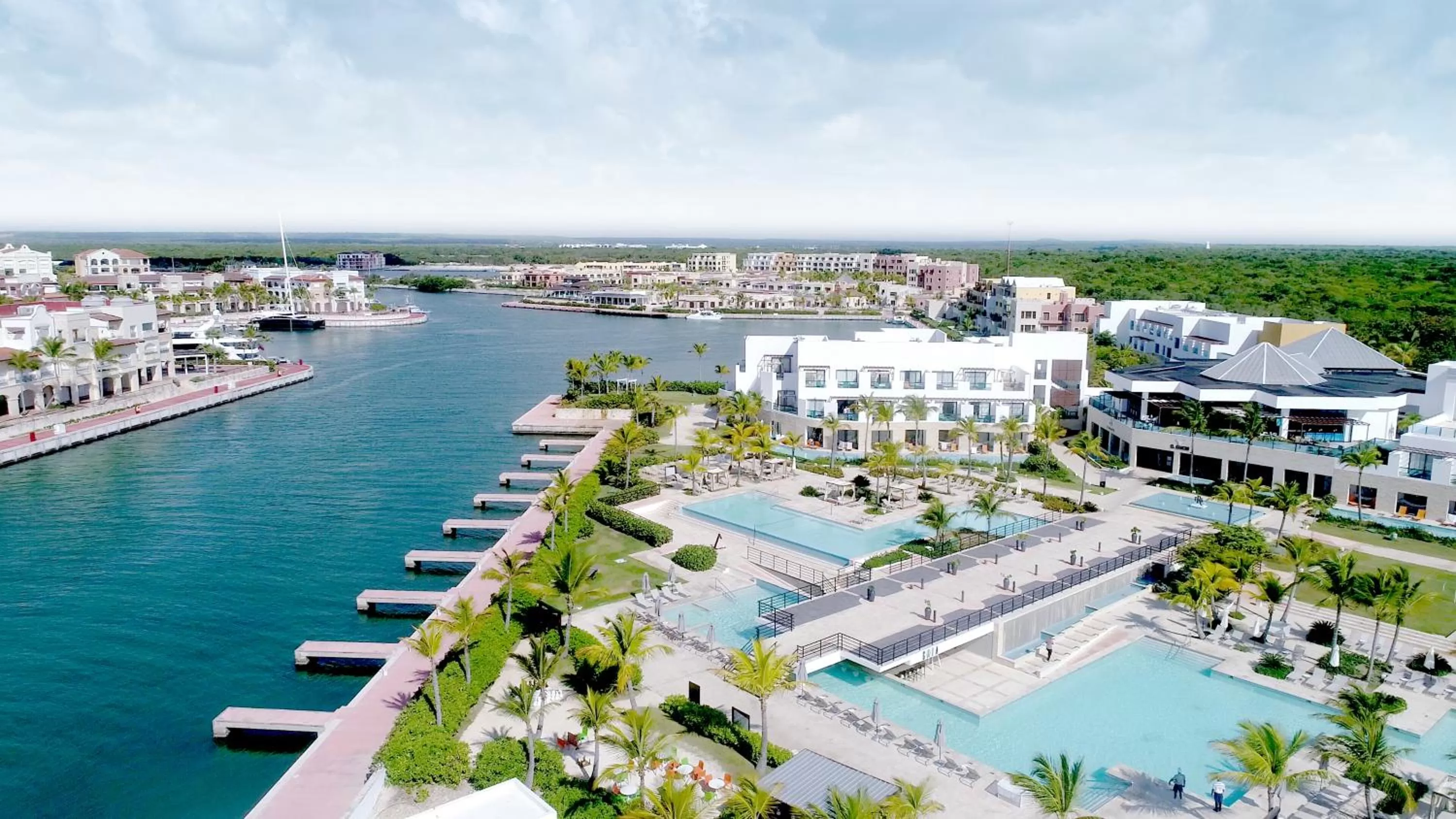 Bird's eye view in TRS Cap Cana Waterfront & Marina Hotel - Adults Only - All Inclusive