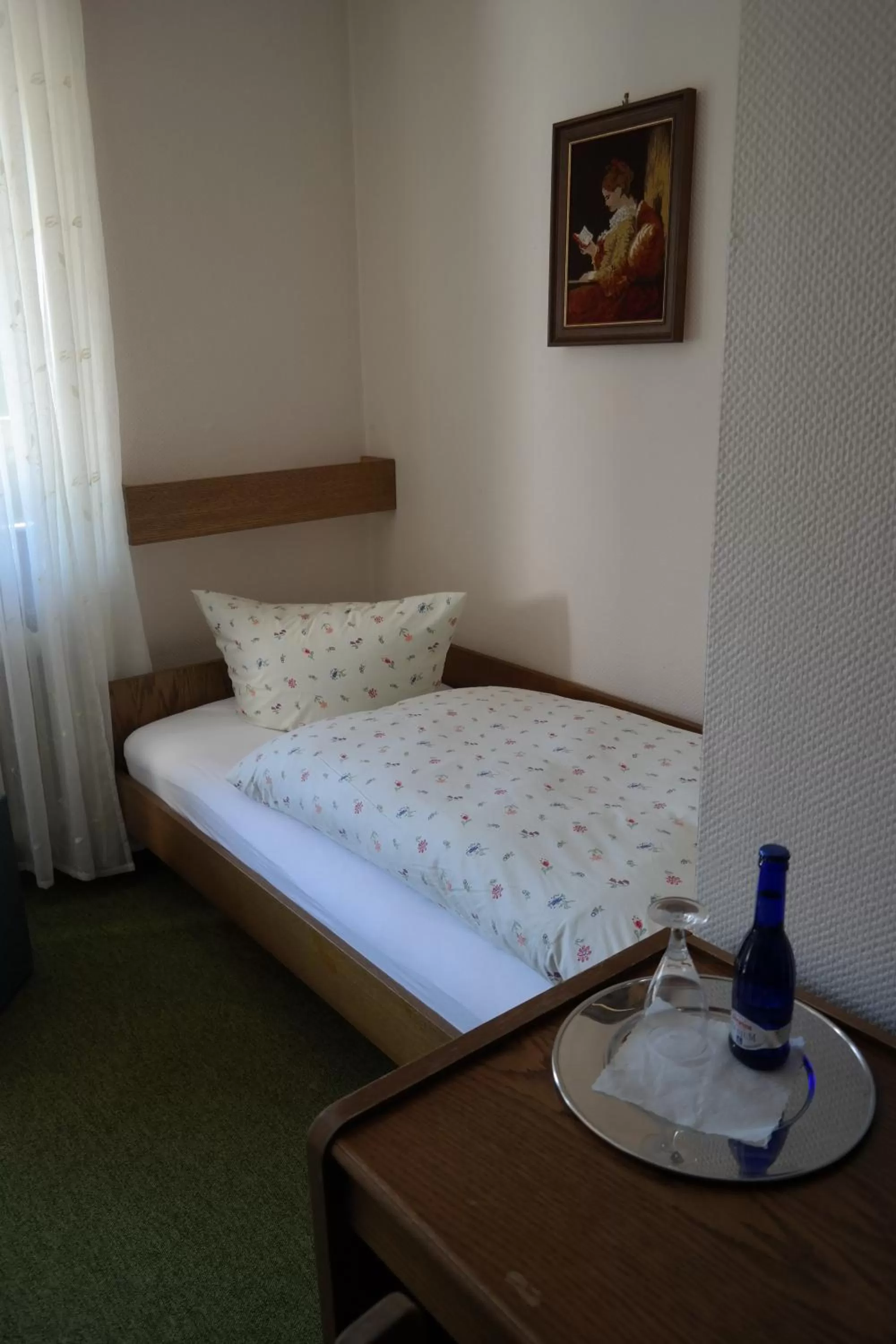 Bed in Herzog's Ulsterbrücke Garni Hotel