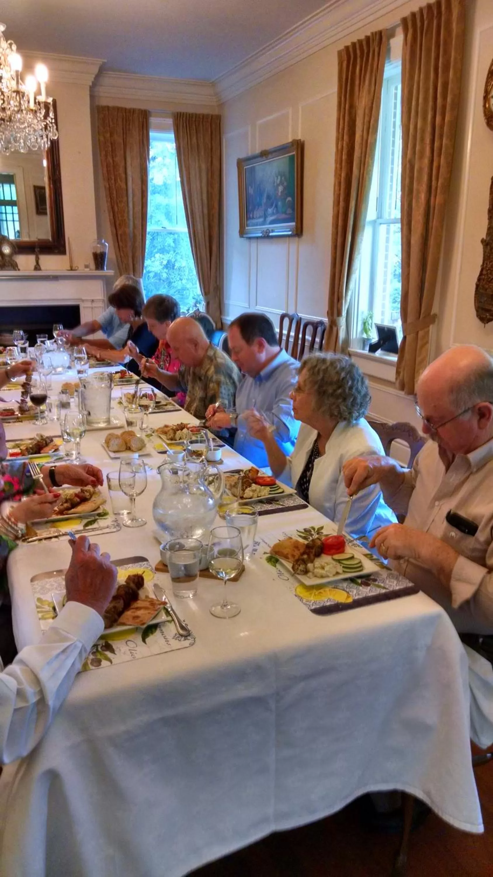 Dinner in Fruits of Vienna B&B