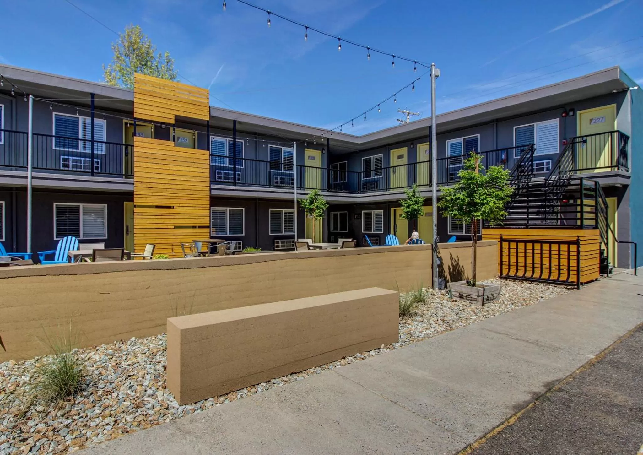 Property building in Americana Modern Hotel