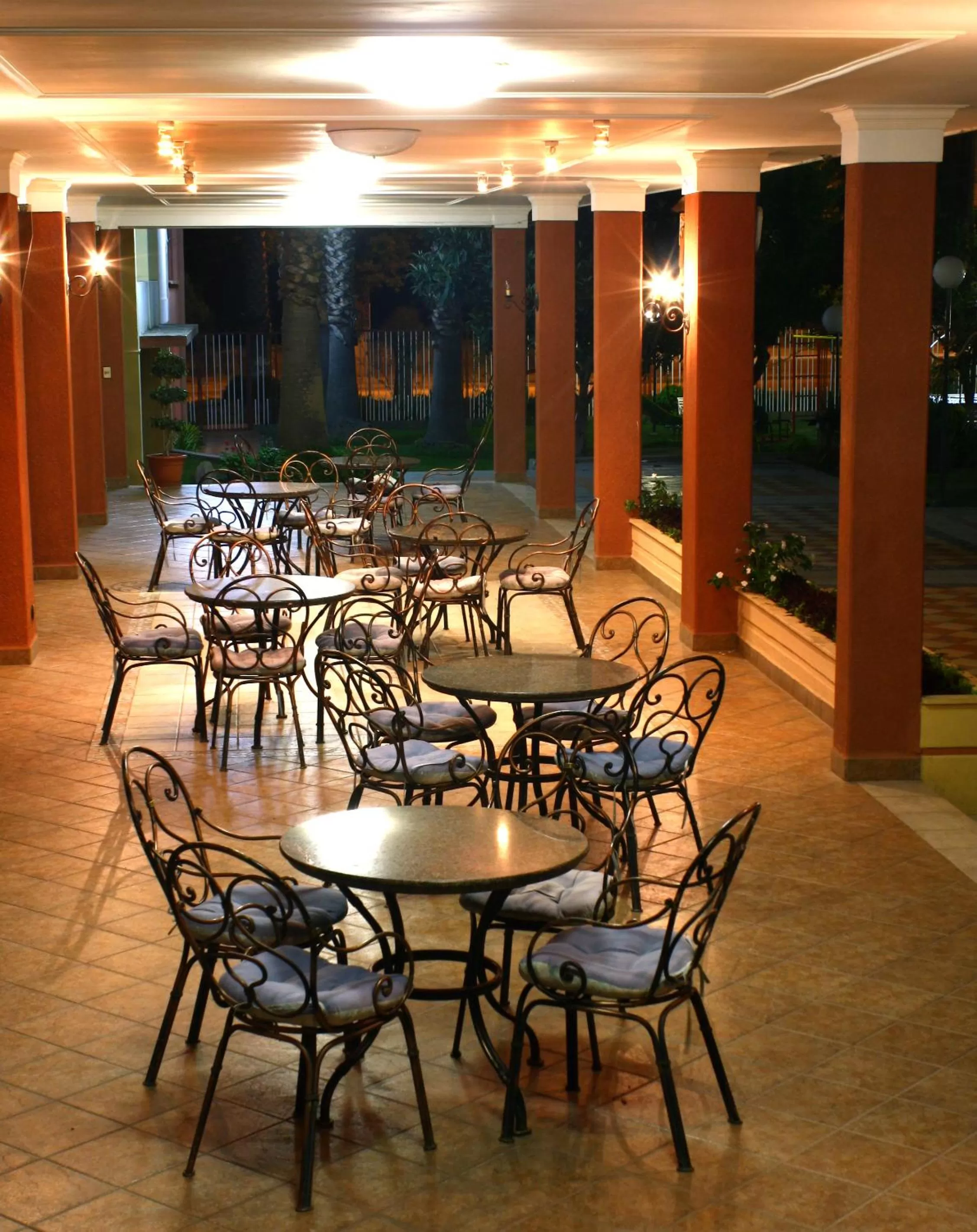 Patio in Hotel Los Ceibos
