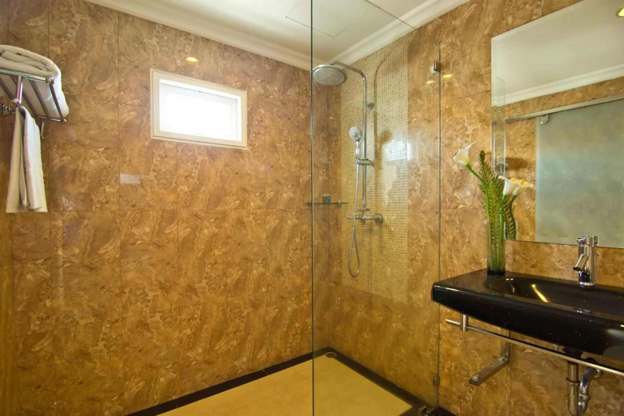 Bathroom in LK Mantra Pura Resort