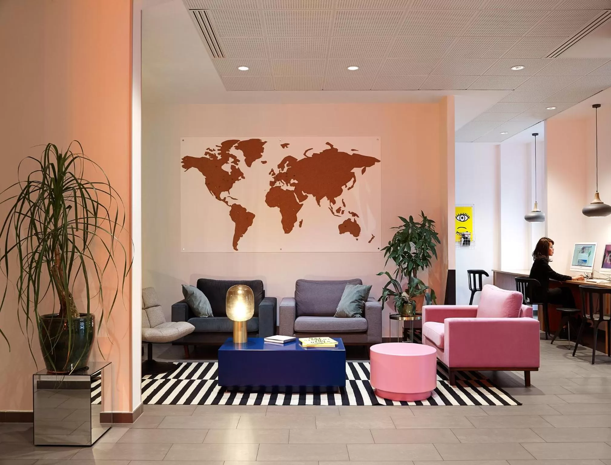 Living room in The Social Hub Paris La Défense