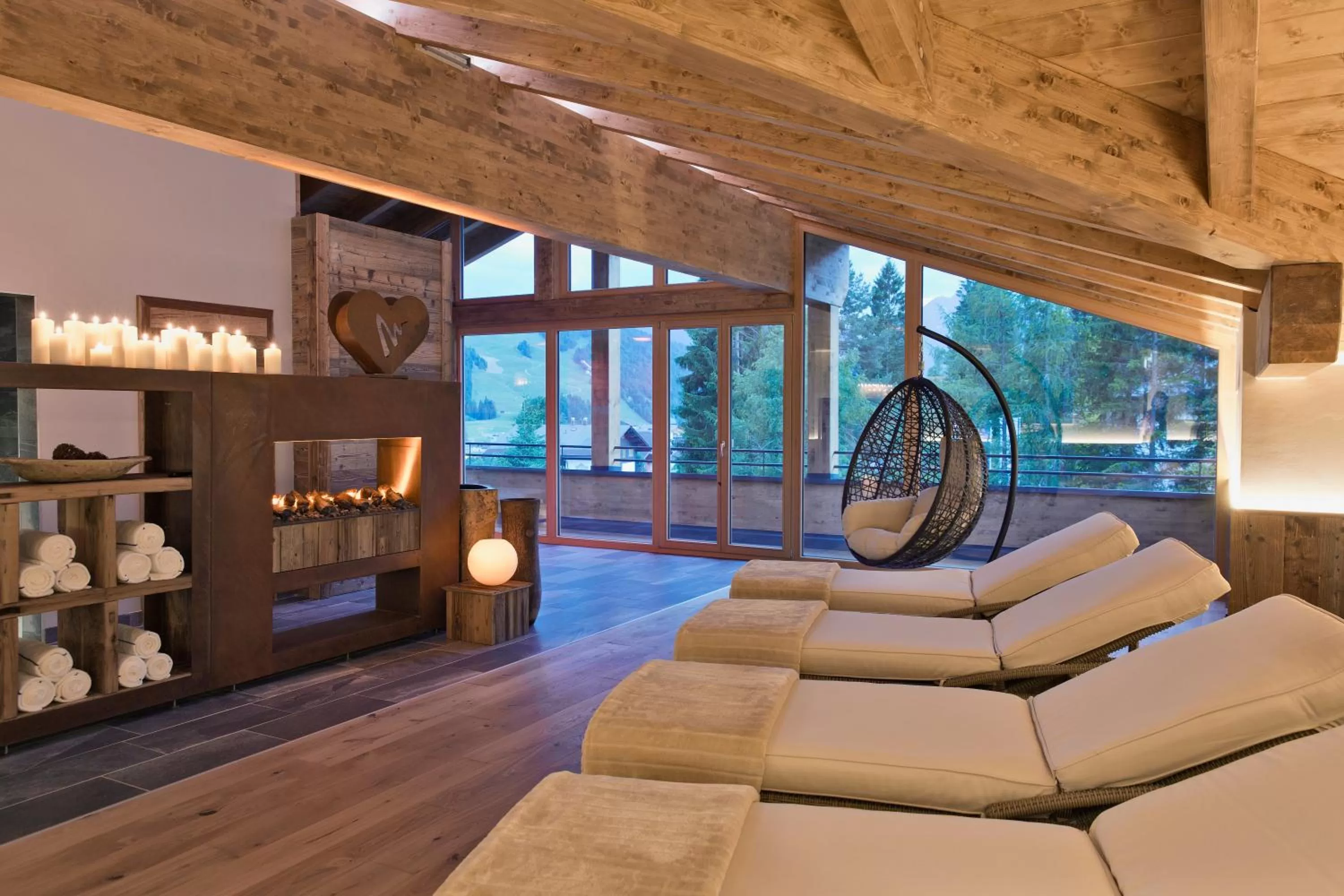 Sauna in Natur & Spa Hotel Lärchenhof