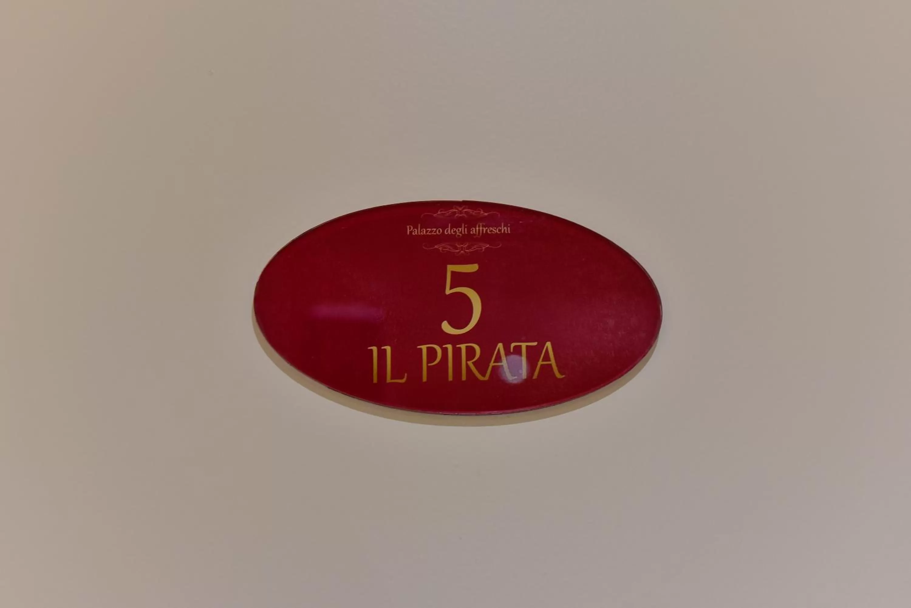 Logo/Certificate/Sign in Palazzo degli Affreschi