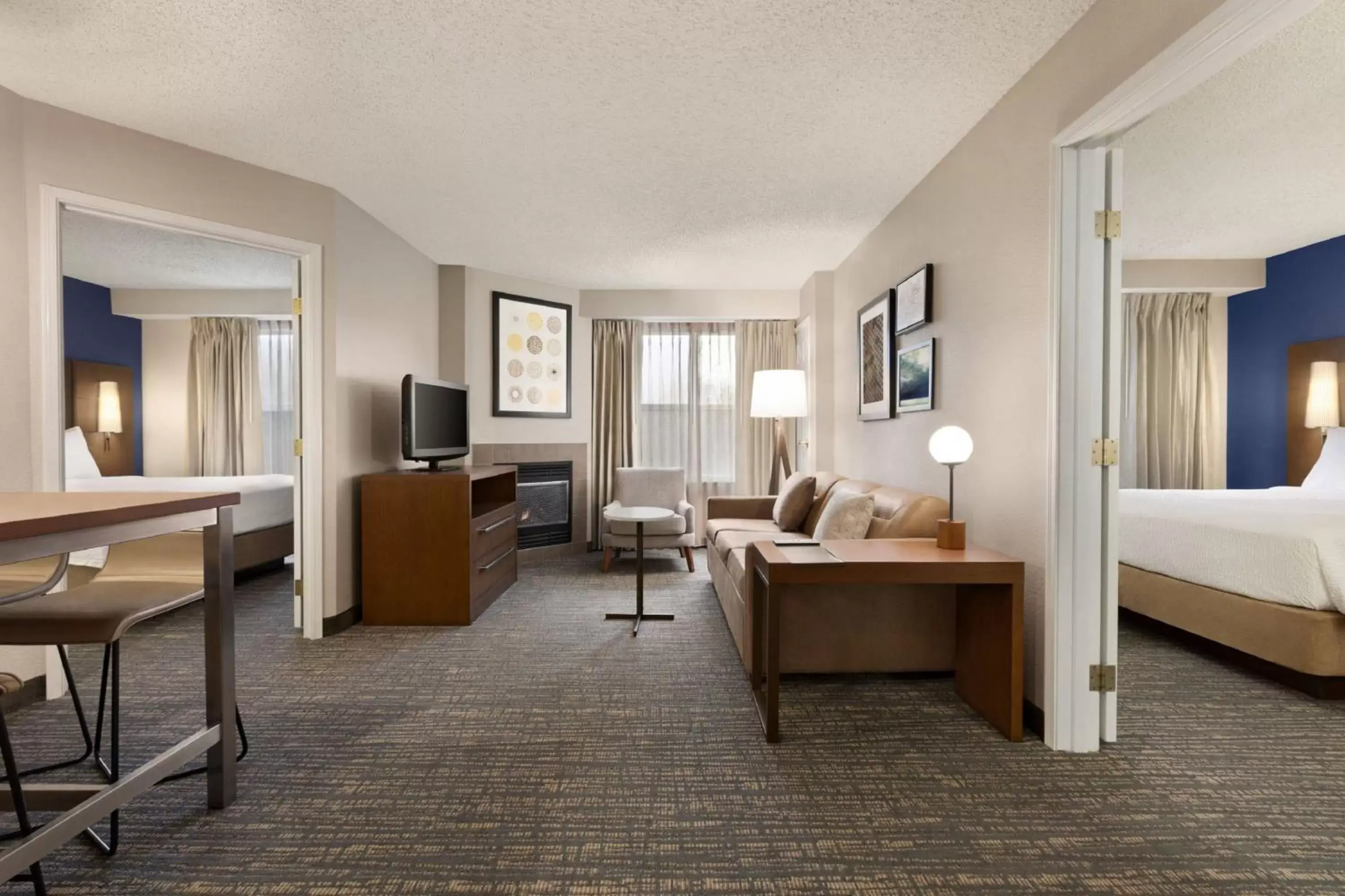Two-Bedroom Suite with 3 Queen beds, 1 Sofa Bed, Full Kitchen, Living Space in Residence Inn by Marriott Norfolk Airport Two-Bedroom Suite with 3 Queen beds, 1 Sofa Bed, Full Kitchen, Living Space in Residence Inn by Marriott Norfolk Airport