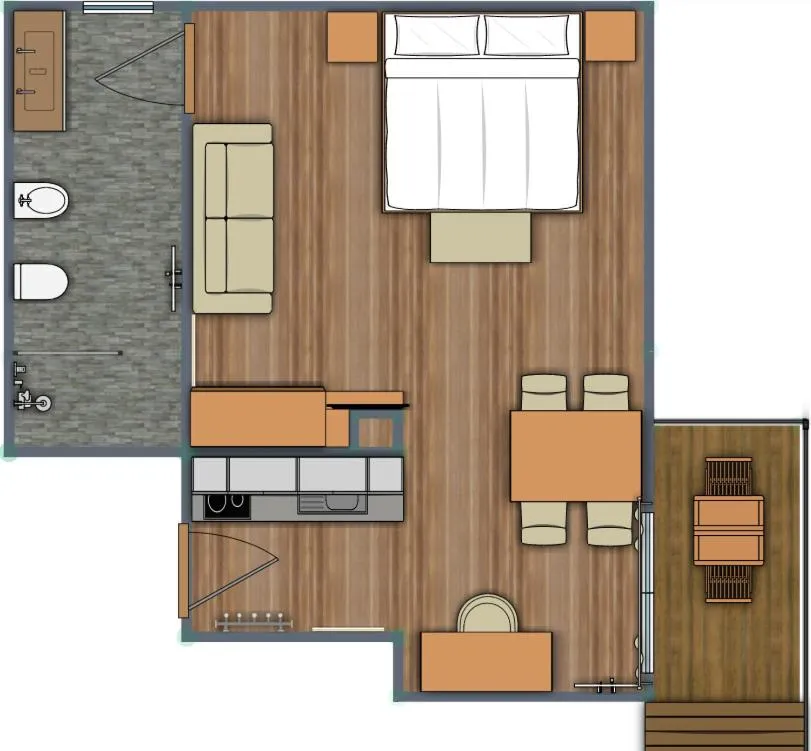 Studio - Ground Floor in Cristallo Sport & Wellness Hotel