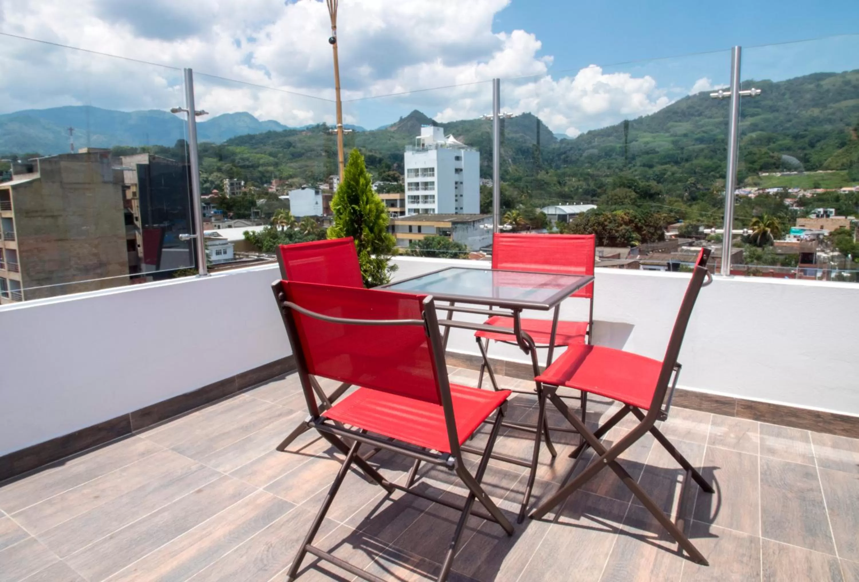 Property building, Balcony/Terrace in Hotel Grand H&R