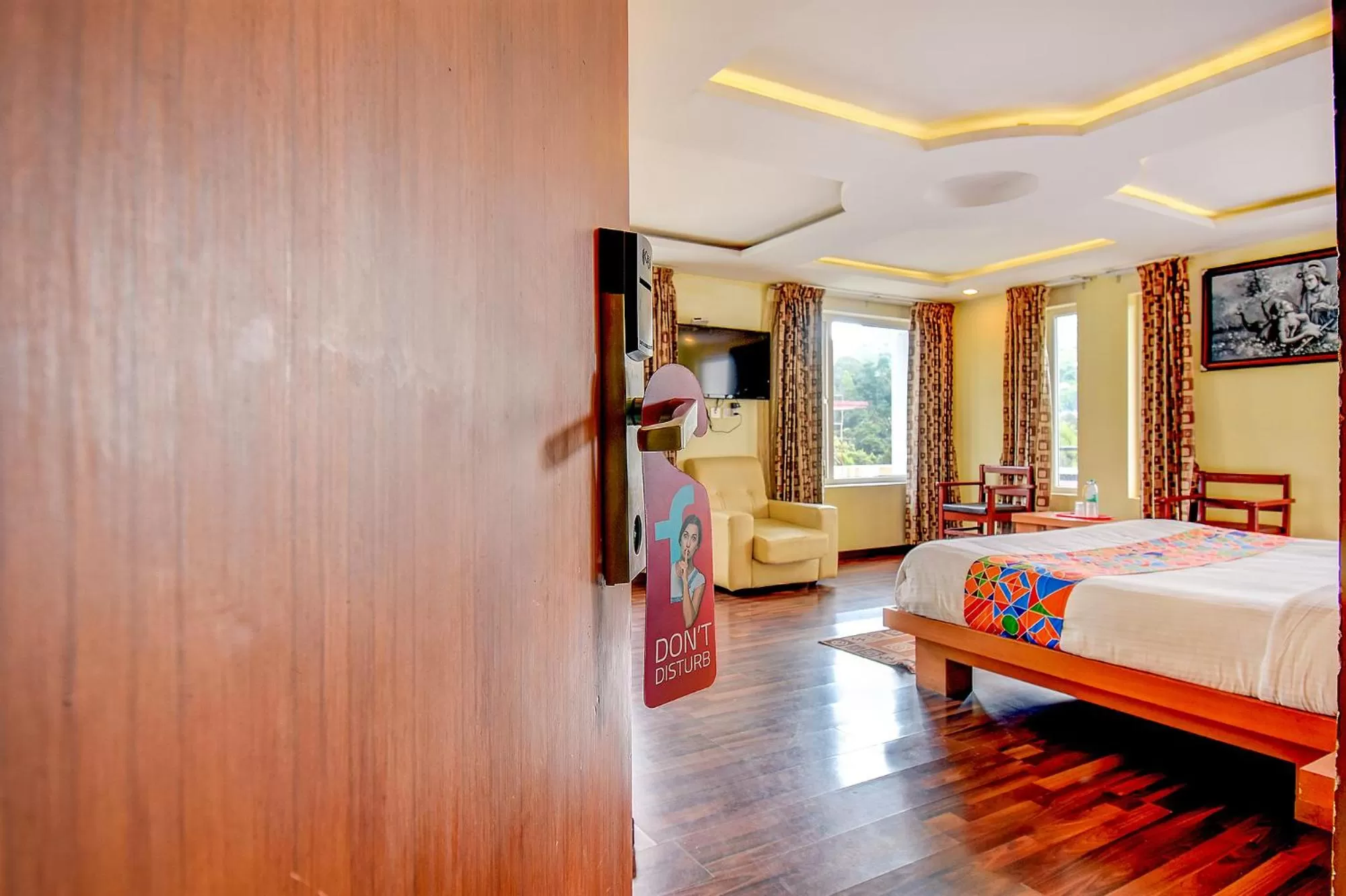 Bed in FabHotel Abirami Grand Inn - Nr Bryant Park