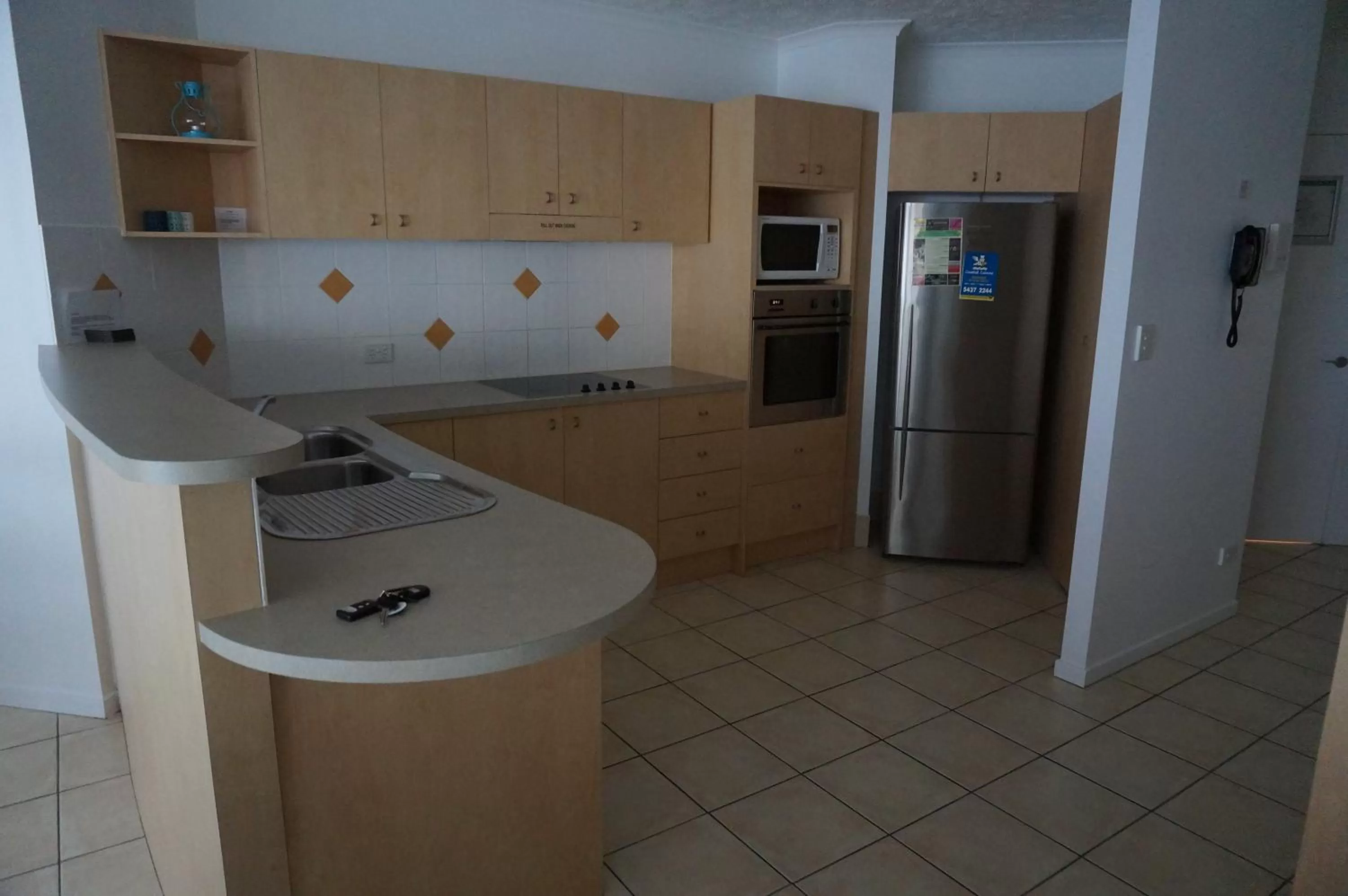 Kitchen or kitchenette in Moorings Beach Resort
