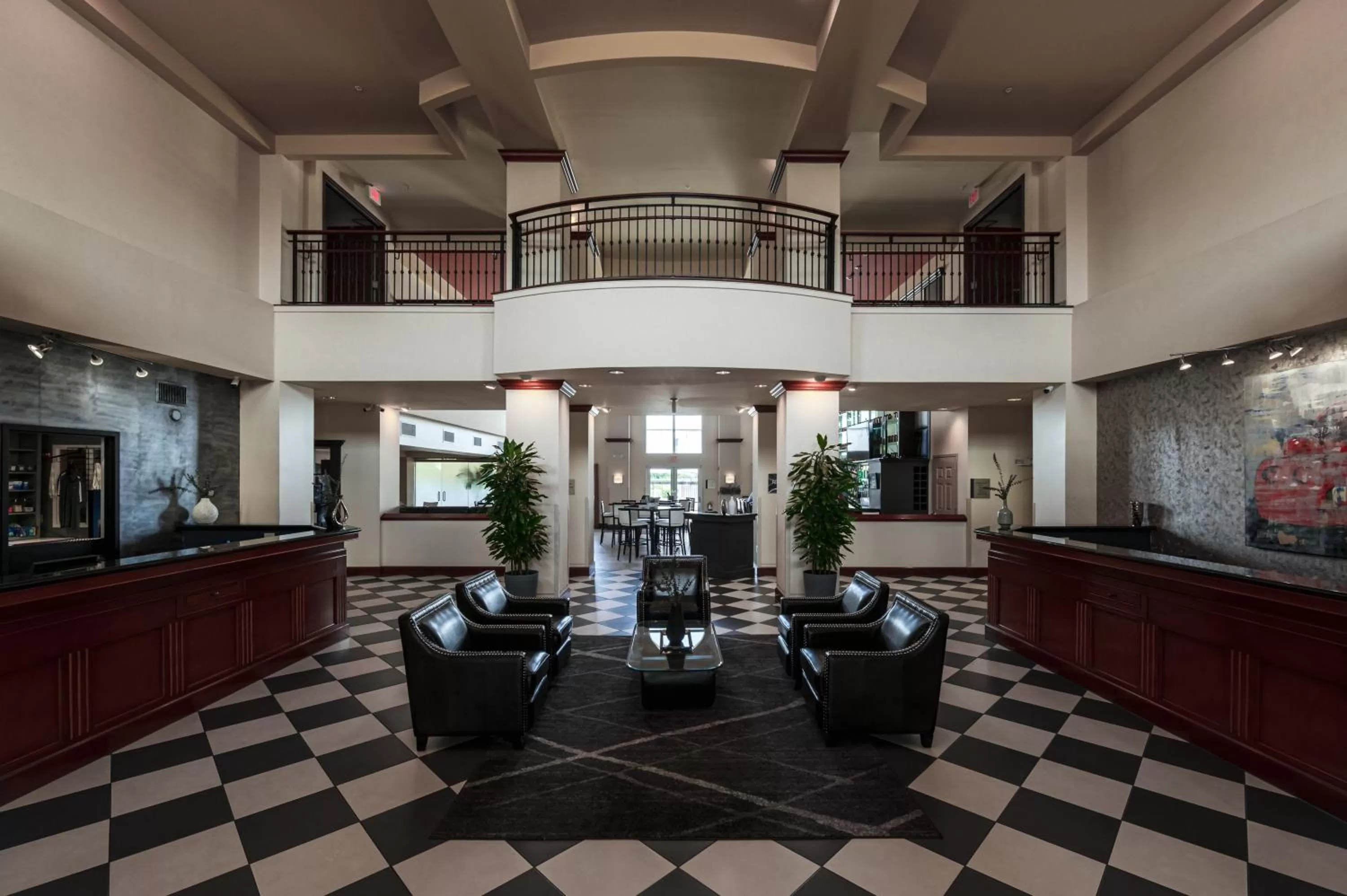 Lobby or reception in SEVEN Sebring Raceway Hotel