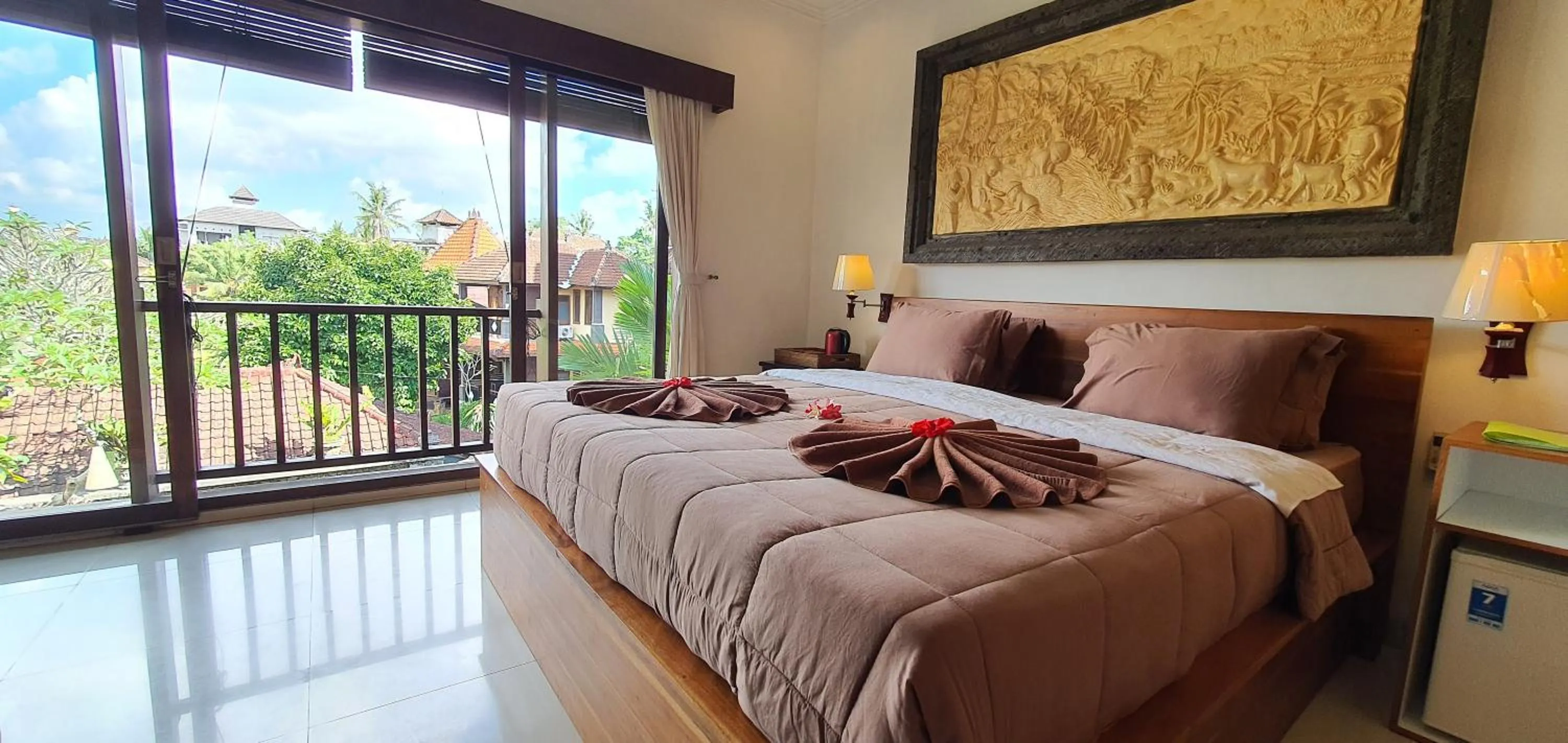 Double Room with Balcony - single occupancy in Kun - Kun Guest House Ubud