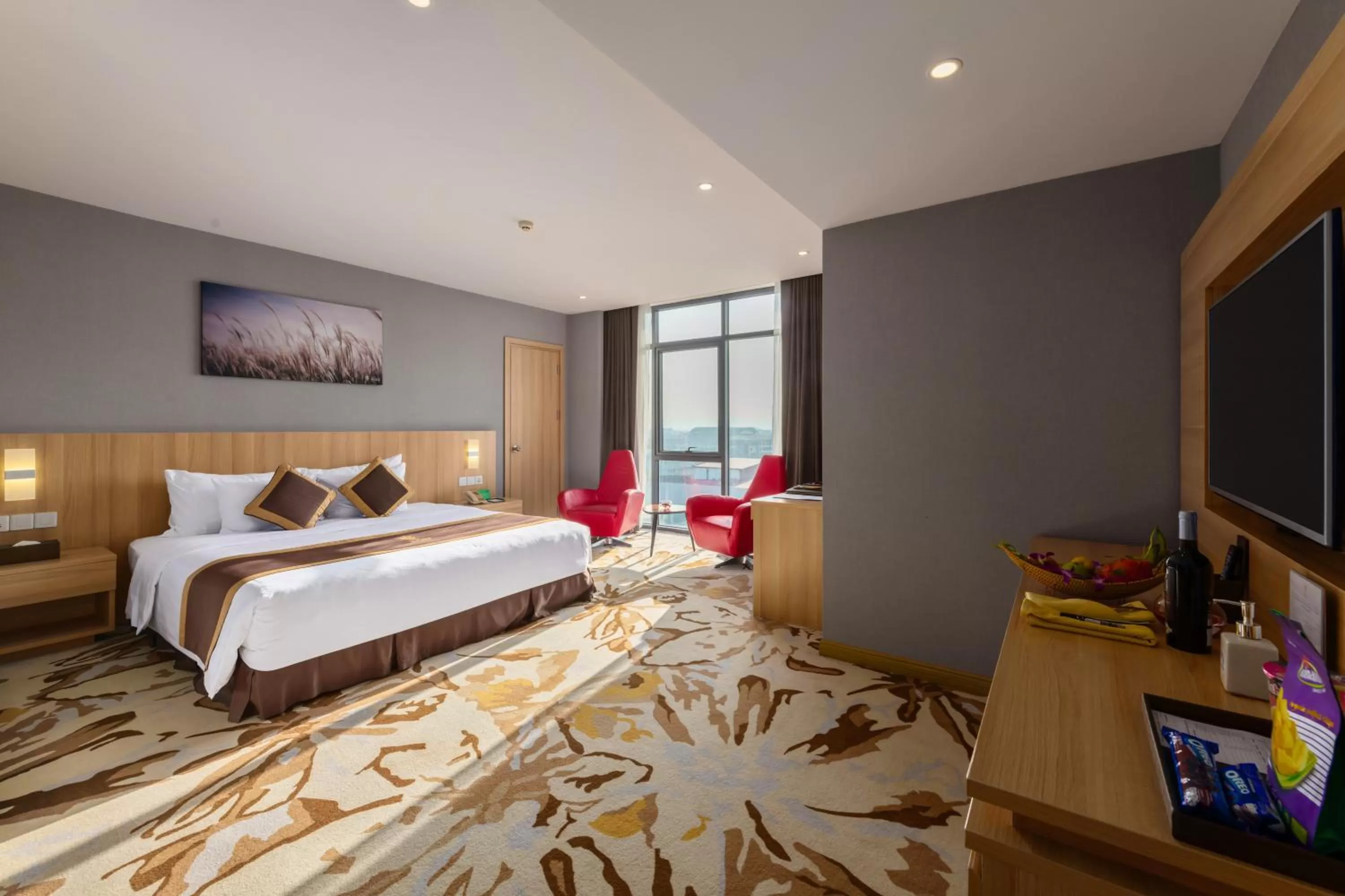 Bed in The Reed Hotel