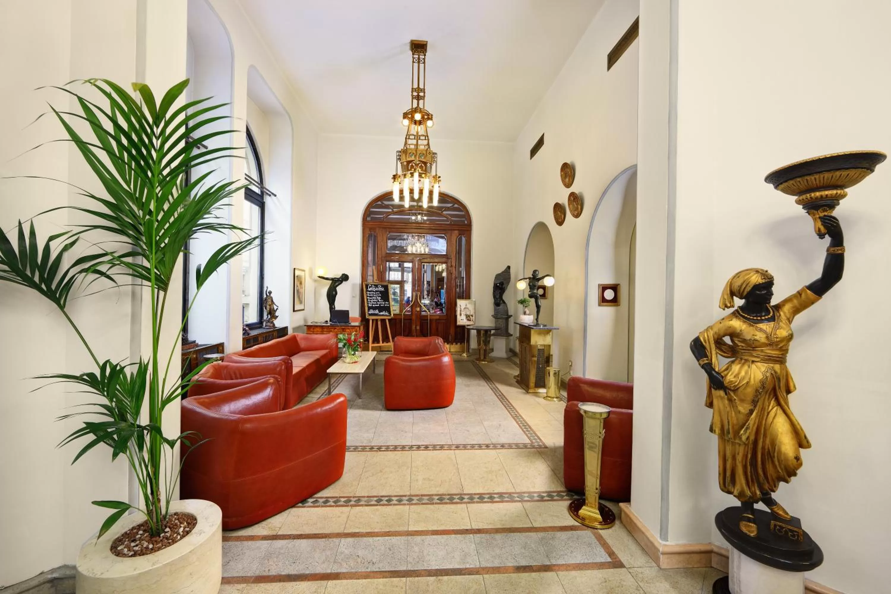 Lobby or reception in Hotel Paris Prague