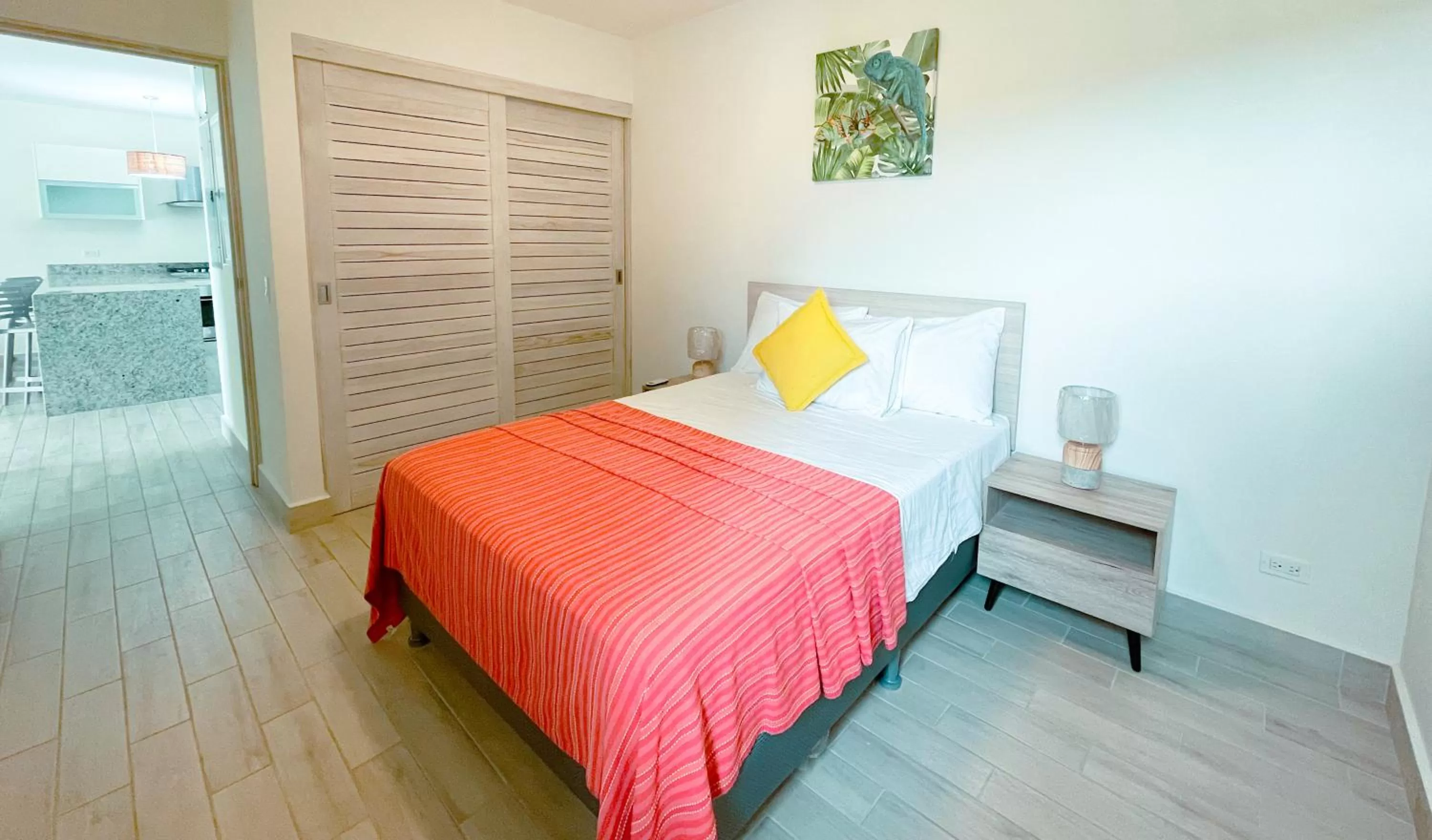 Bed in Playa Caracol Residences