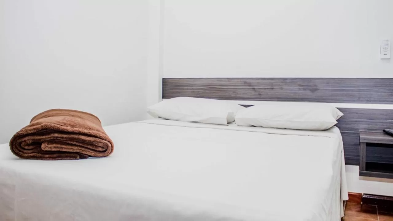 Bed in Hotel Paradizzo