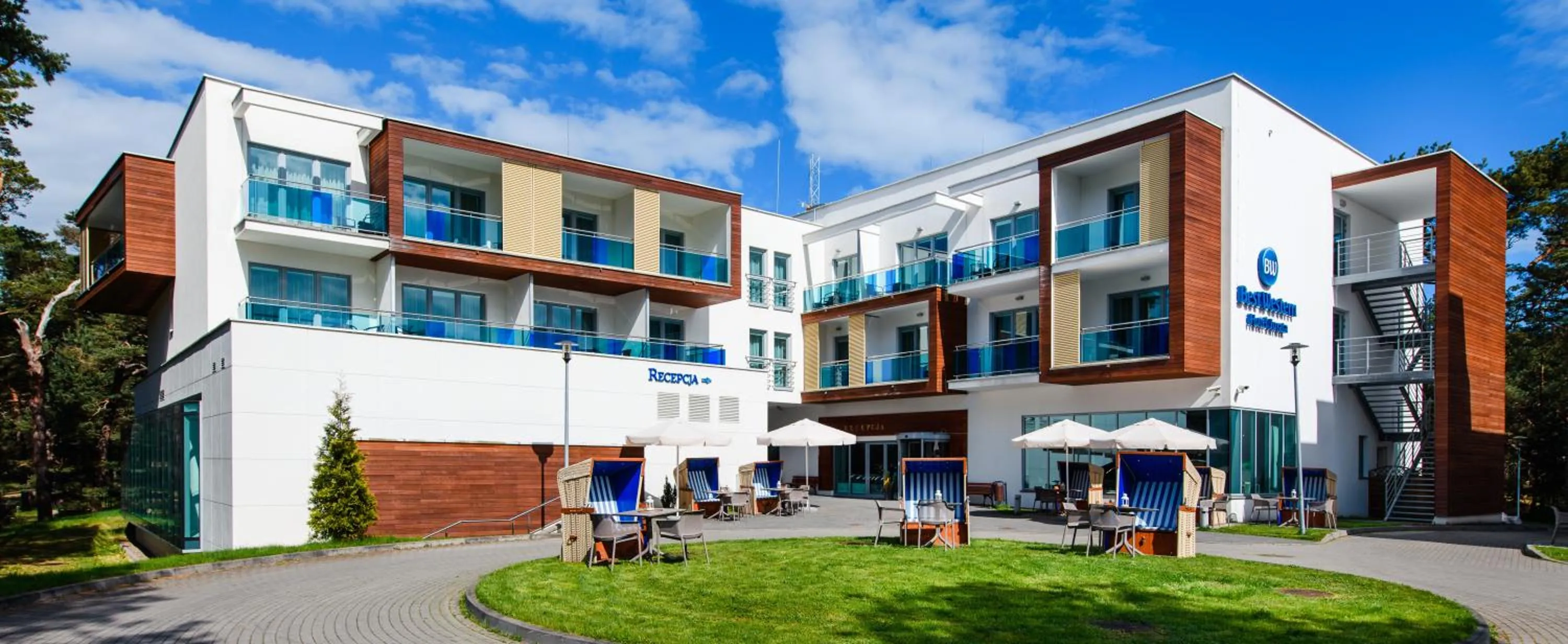 Property building in Best Western Hotel Jurata