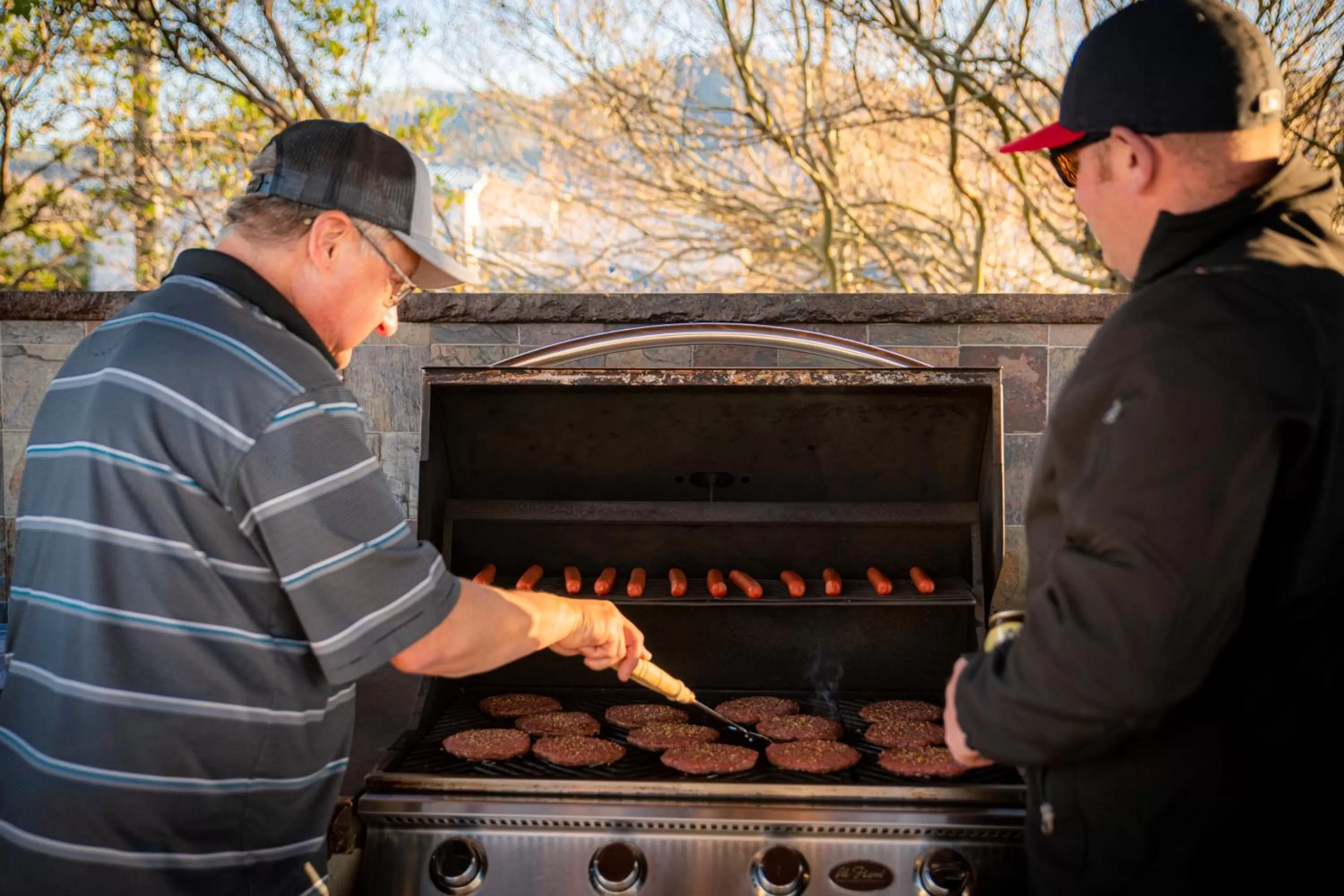 People in Mountain View Lodge
