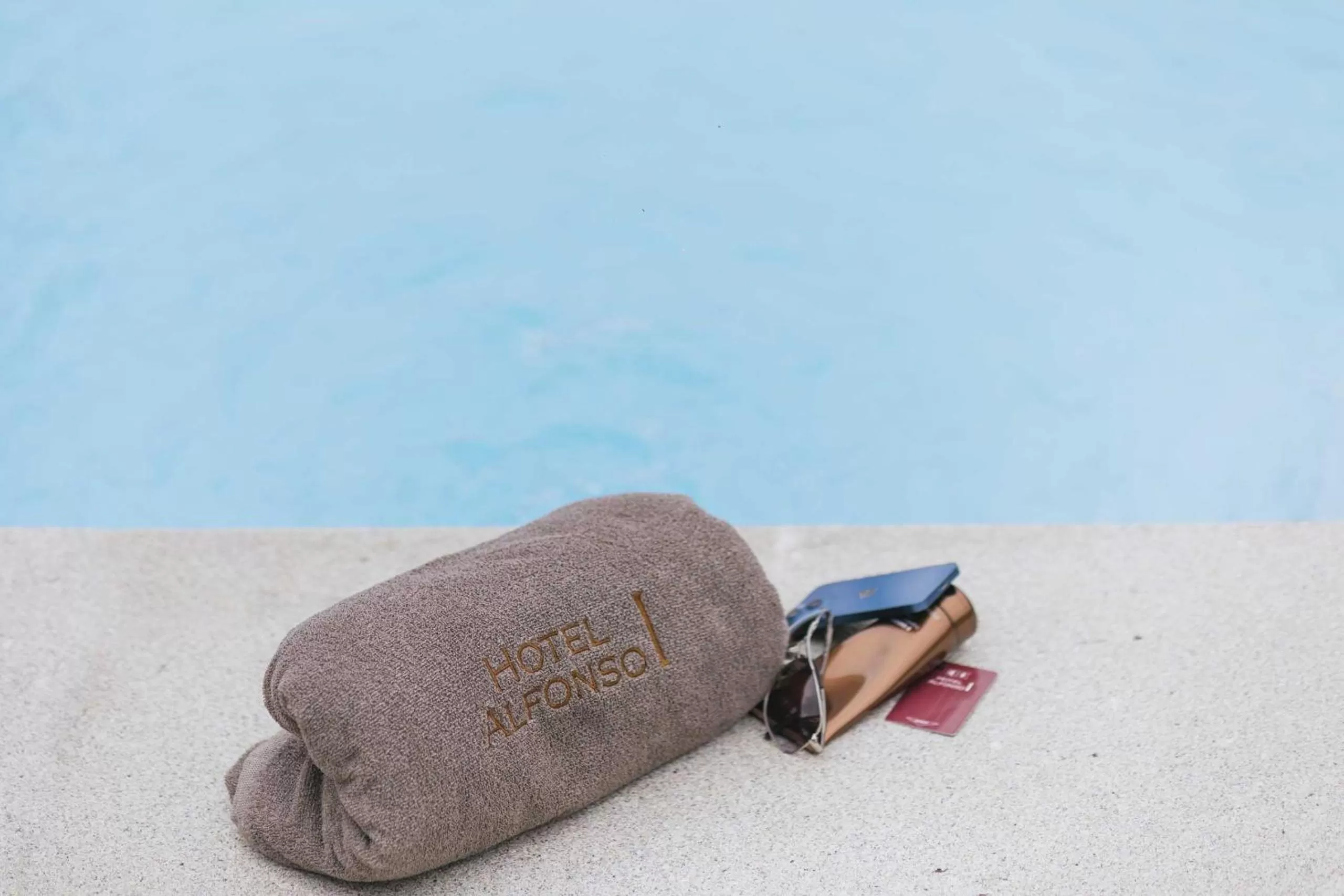 Swimming pool in Hotel Alfonso I