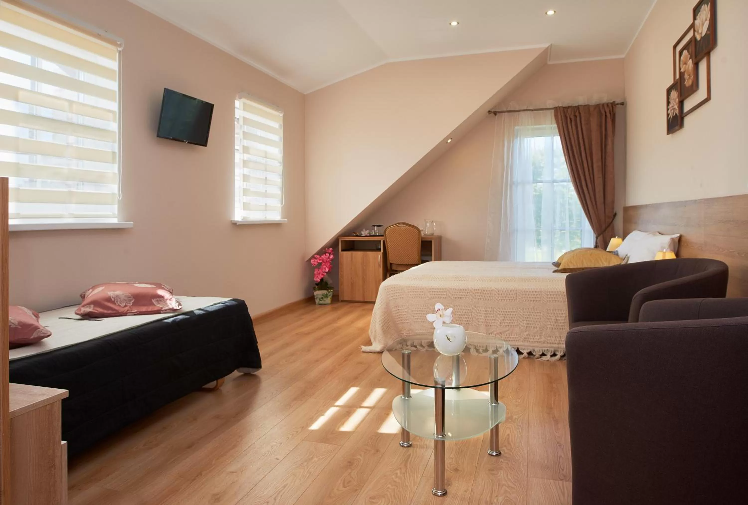 Photo of the whole room, Seating Area in "Trakaitis" apartments in Villa