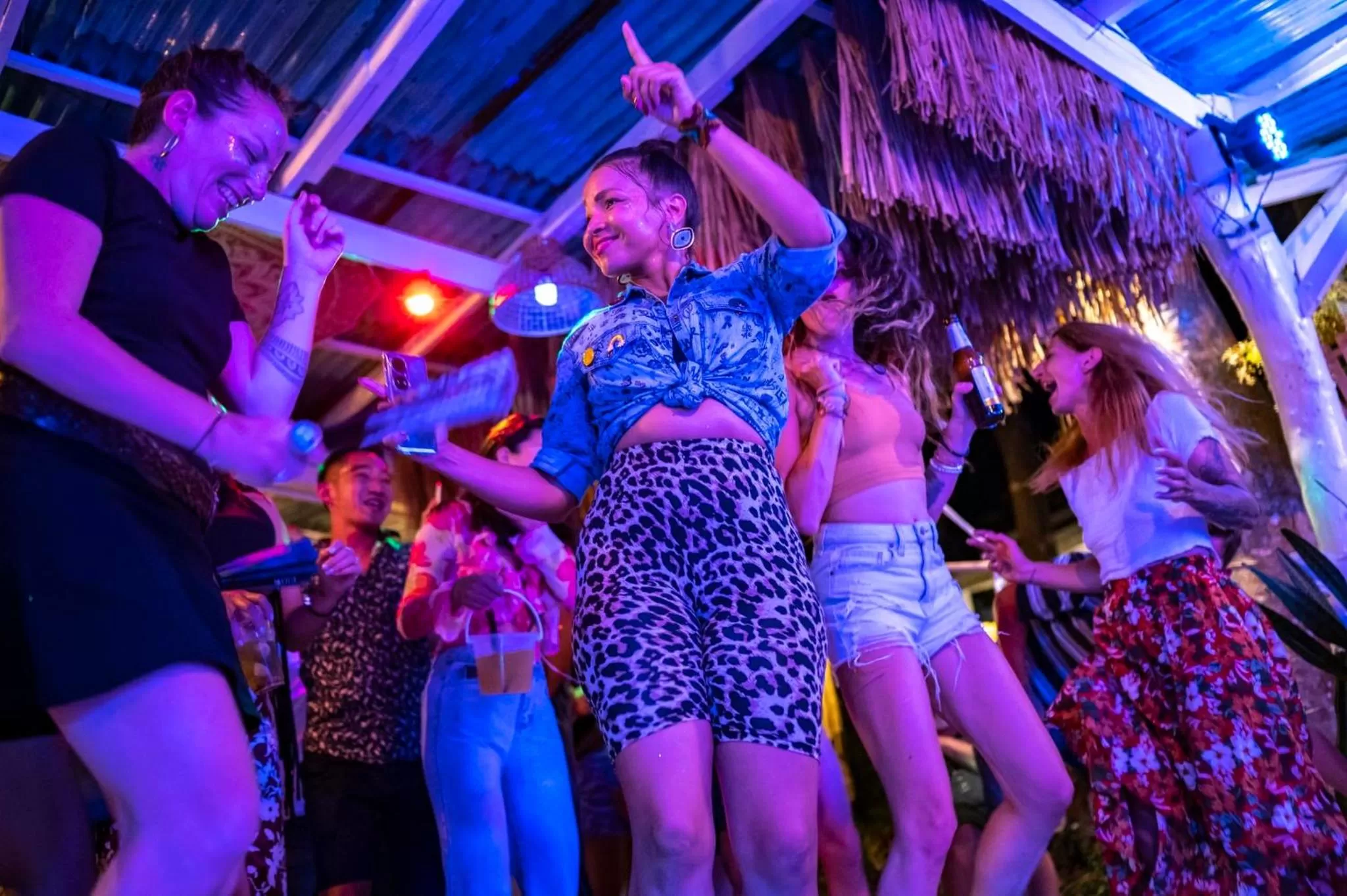 Evening Entertainment in Indie Beach Bungalows