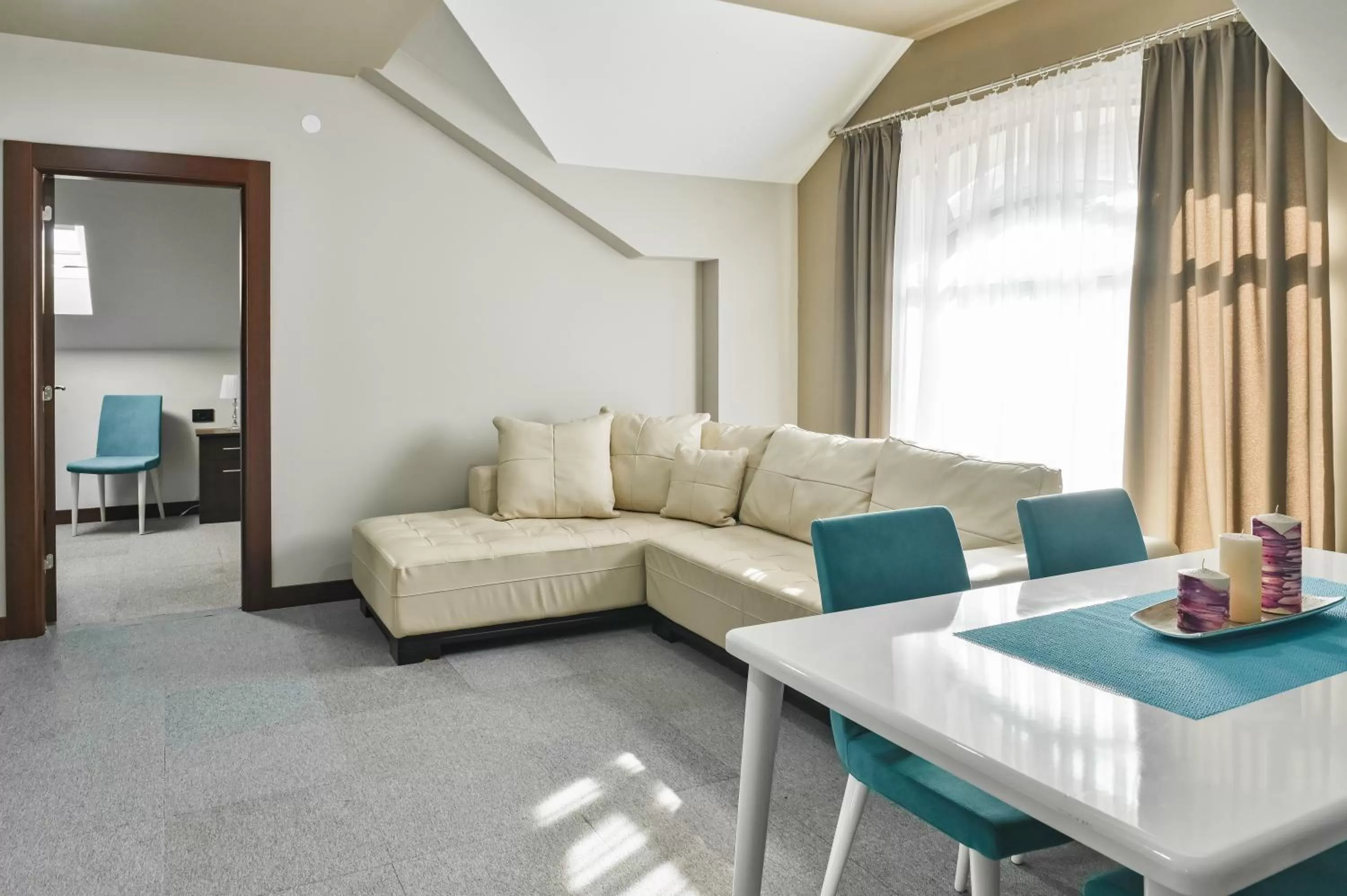 Seating area in Garni Hotel Aline