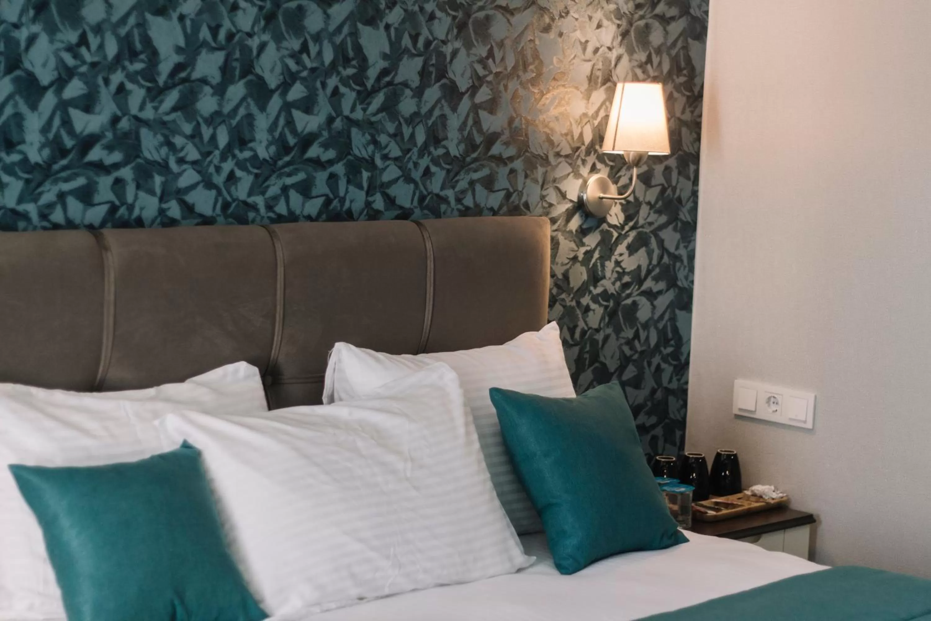 Bed in Melrose Pansiyon