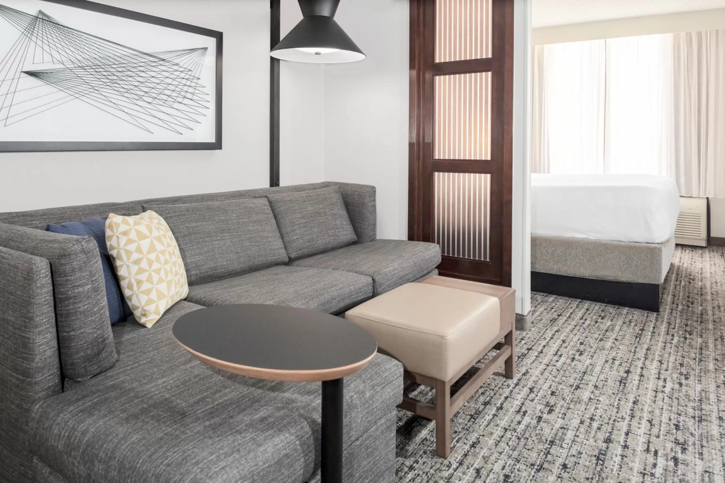 Seating area, Bed in Hyatt Place-Dallas/Arlington