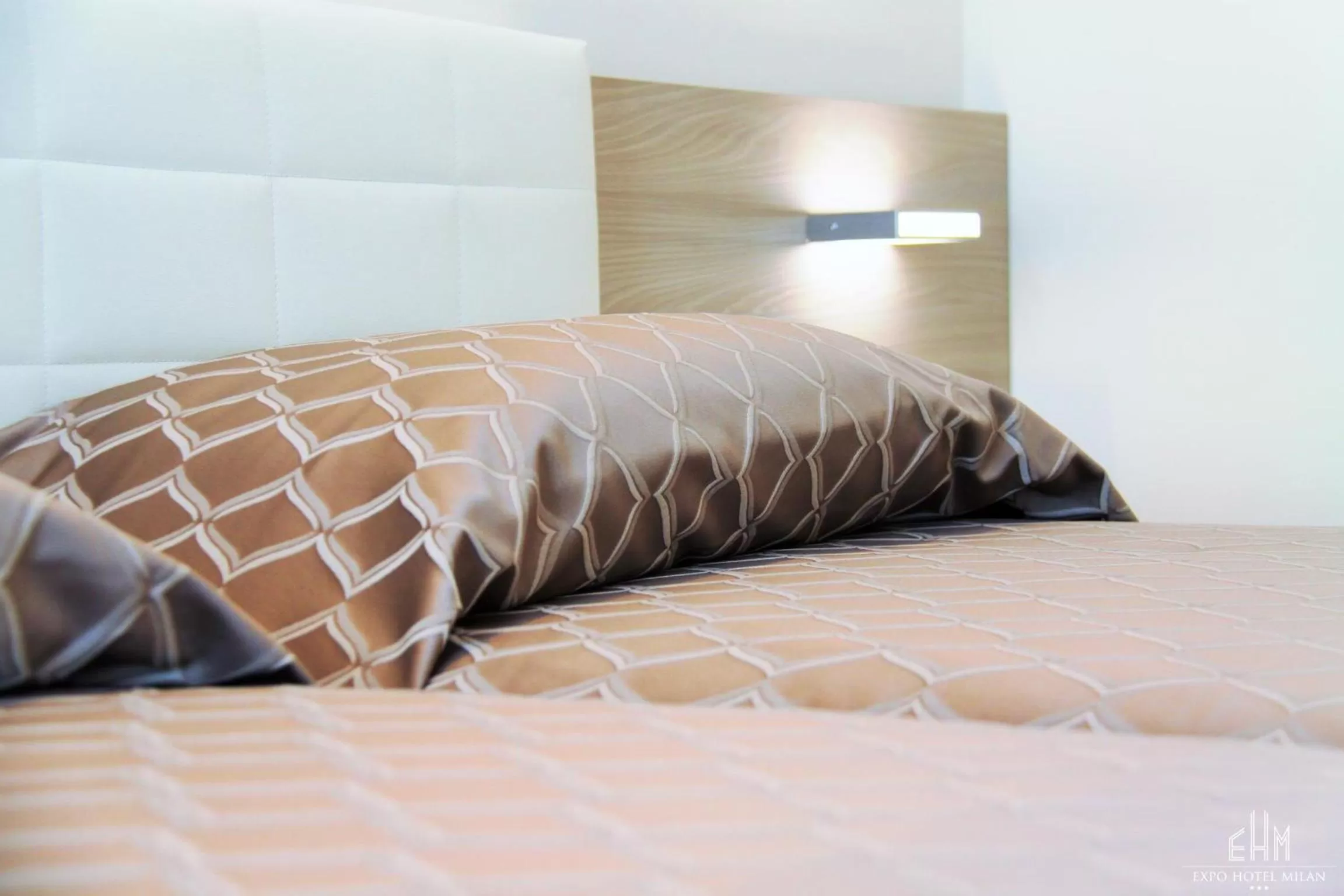 Decorative detail, Bed in Expo Hotel Milan