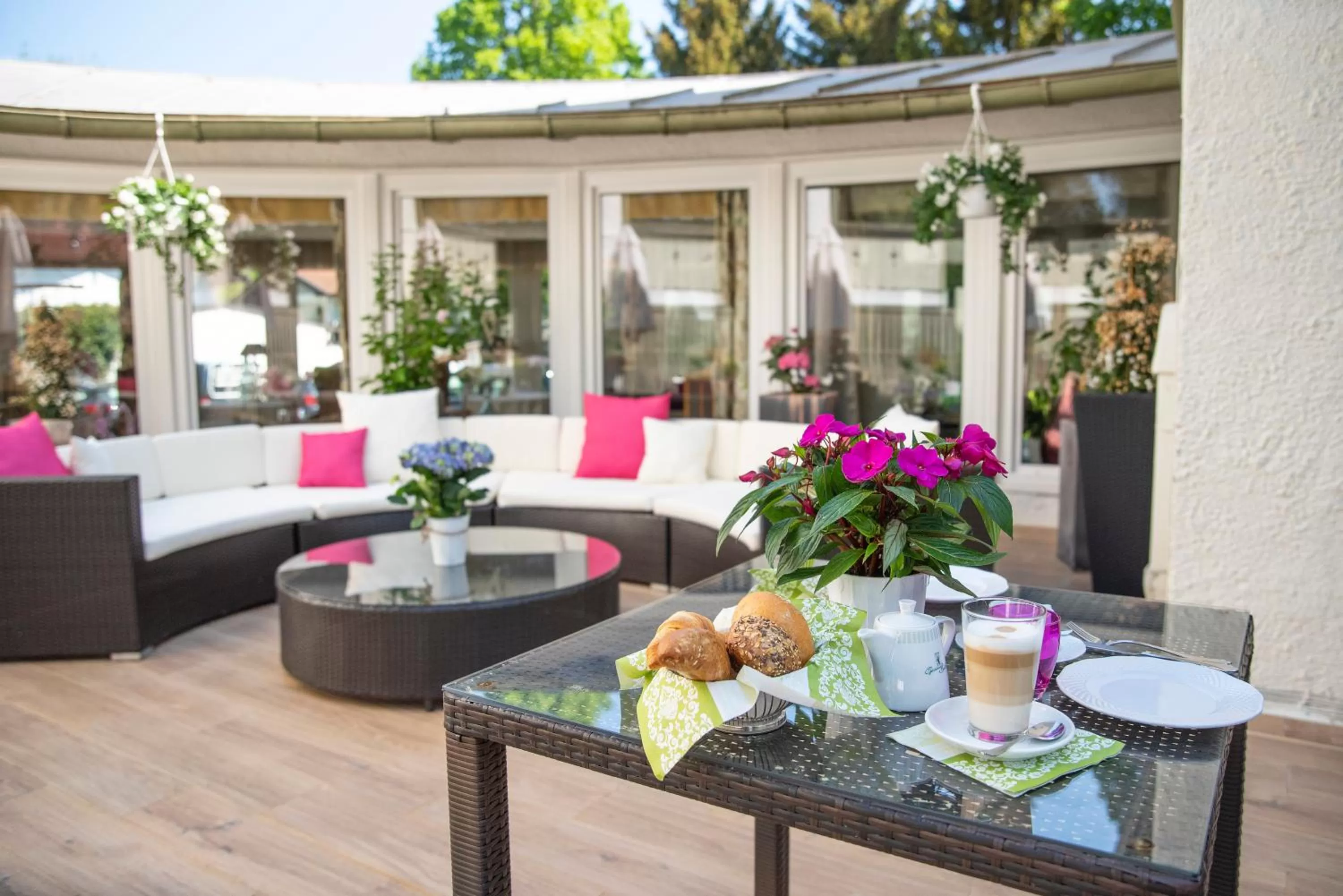 Balcony/Terrace in Hotel Berlin Tegernsee