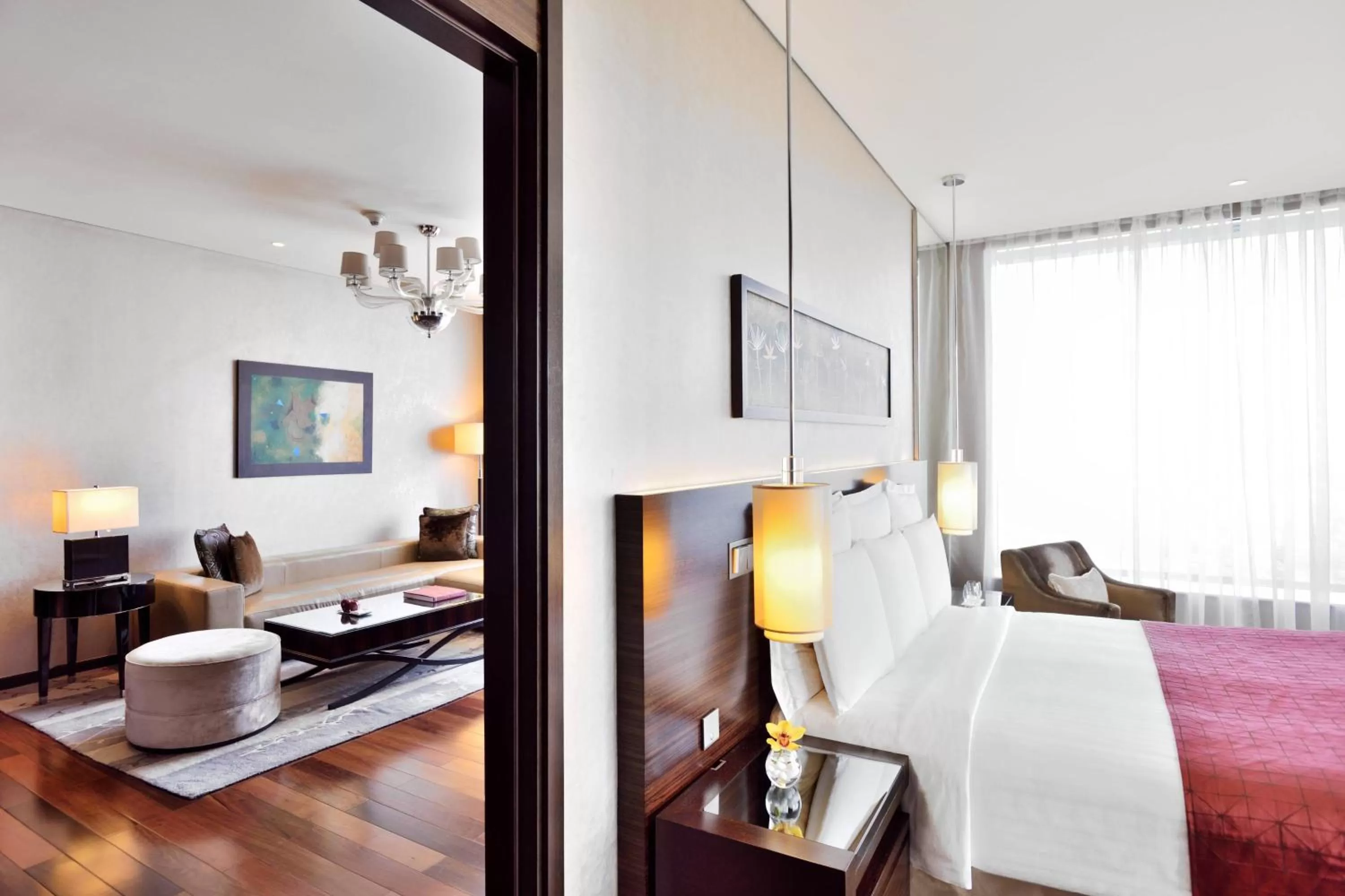 Photo of the whole room, Bed in JW Marriott Pune