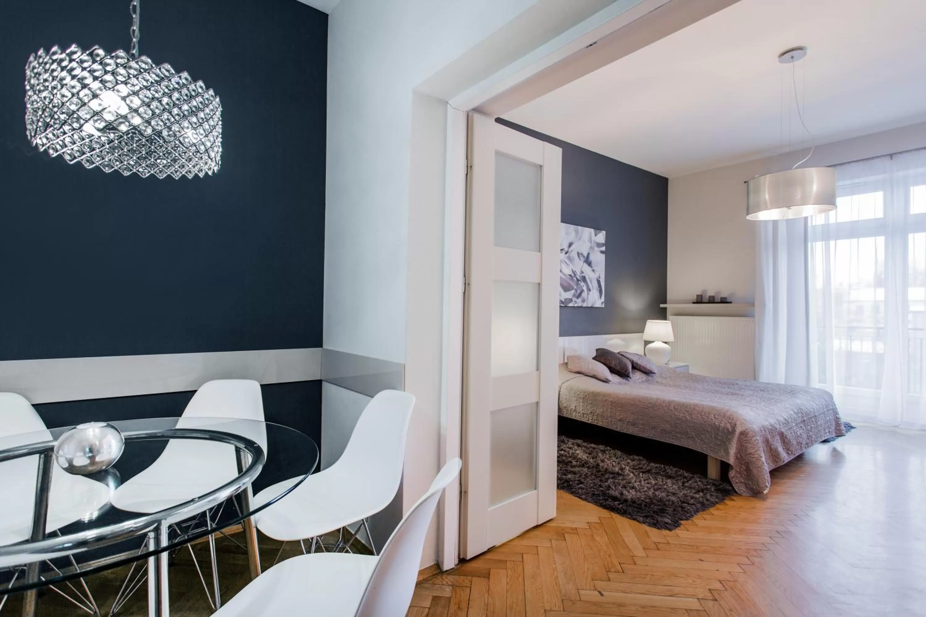 Bedroom, Bed in 4Seasons﻿ Apartments Cracow